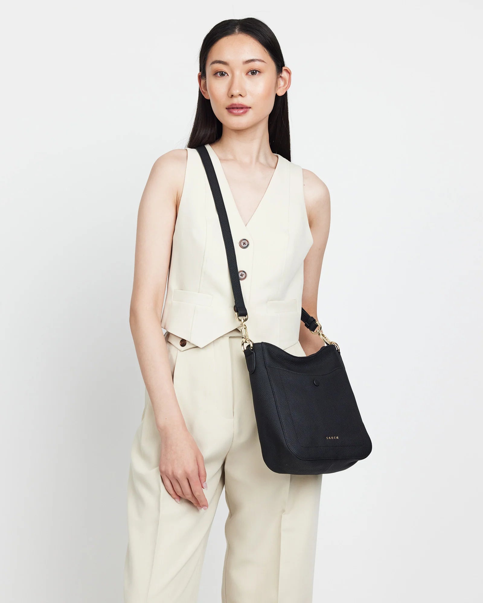 Rosie Shoulder Bag - Black Luxe