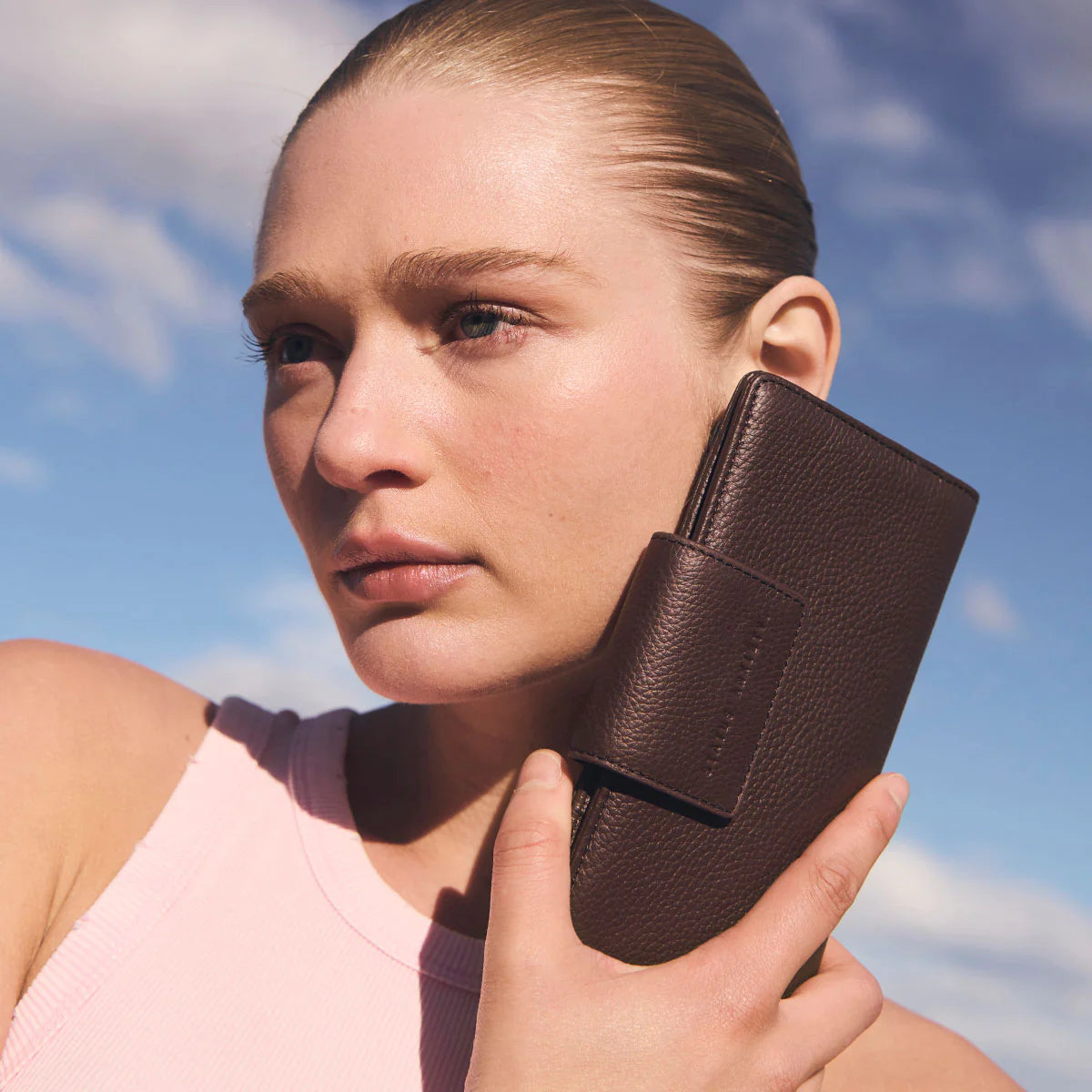 Status Anxiety Ruins Wallet - Cocoa