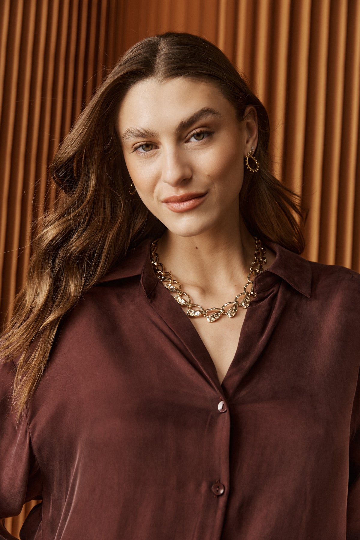 Eb + Ive San Earring - Gold Hoop