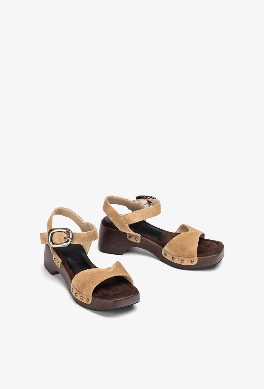 Inca Sandal - Baby Suede Barley COMING SOON
