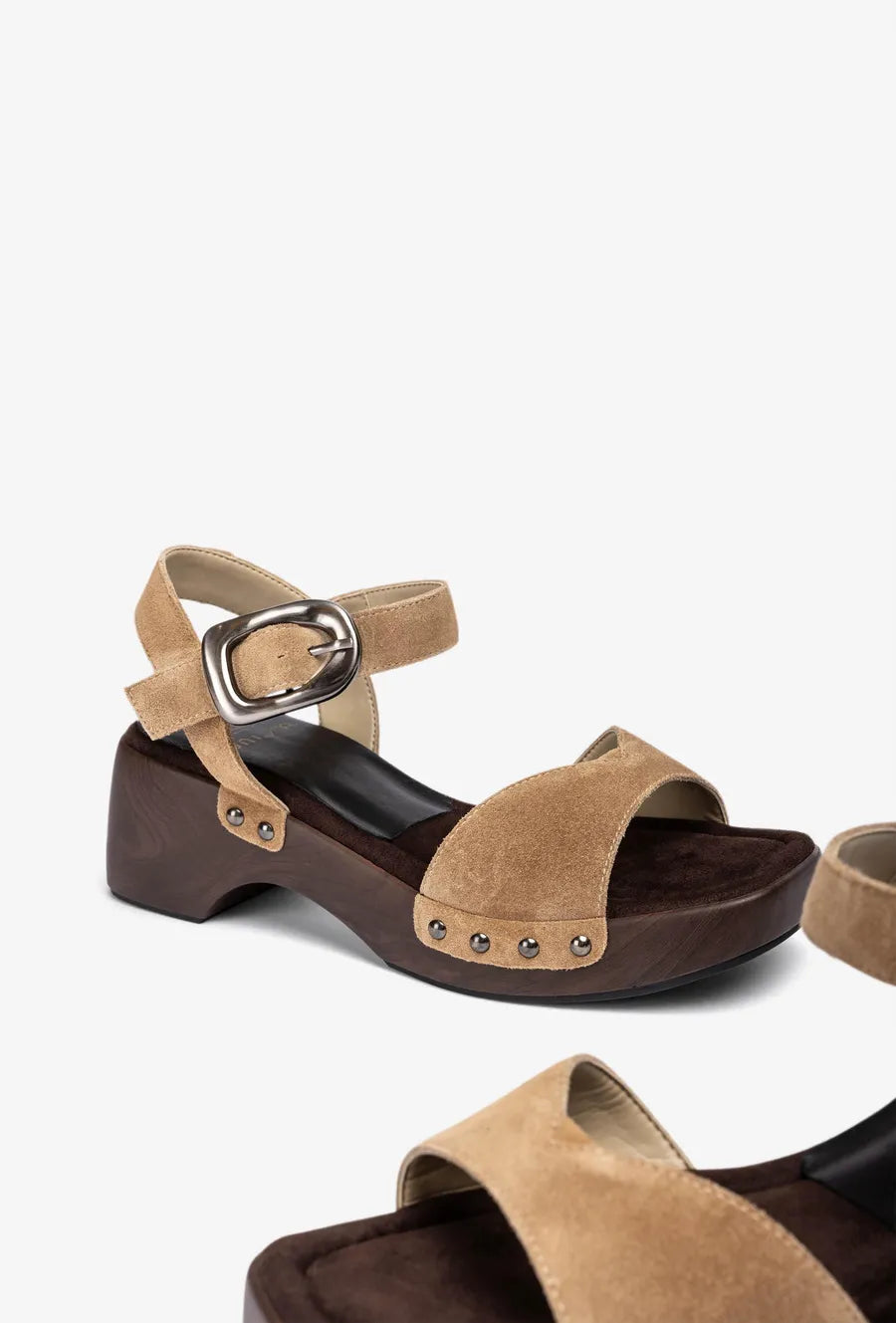 Inca Sandal - Baby Suede Barley COMING SOON