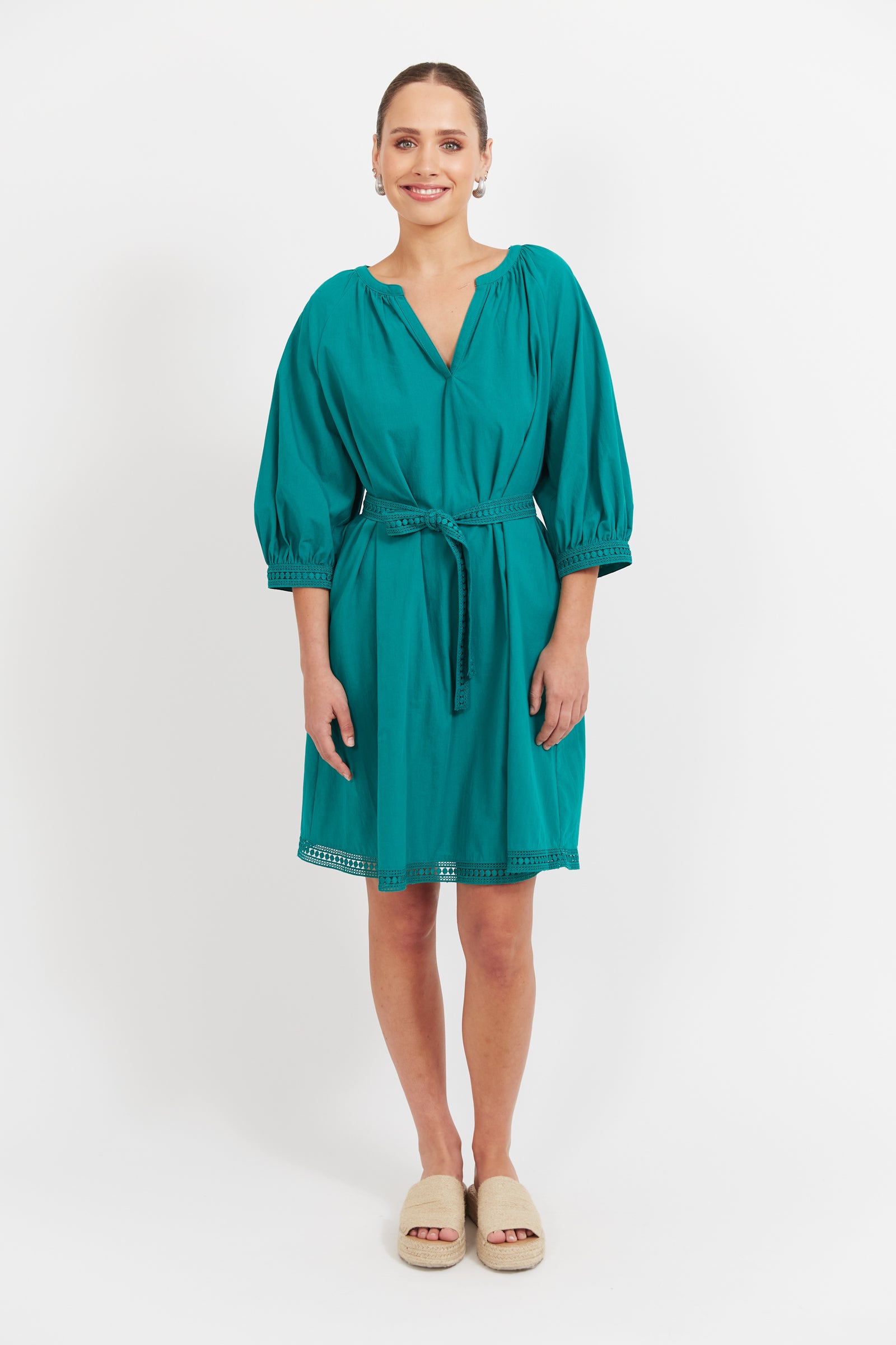 Santos Dress - Teal