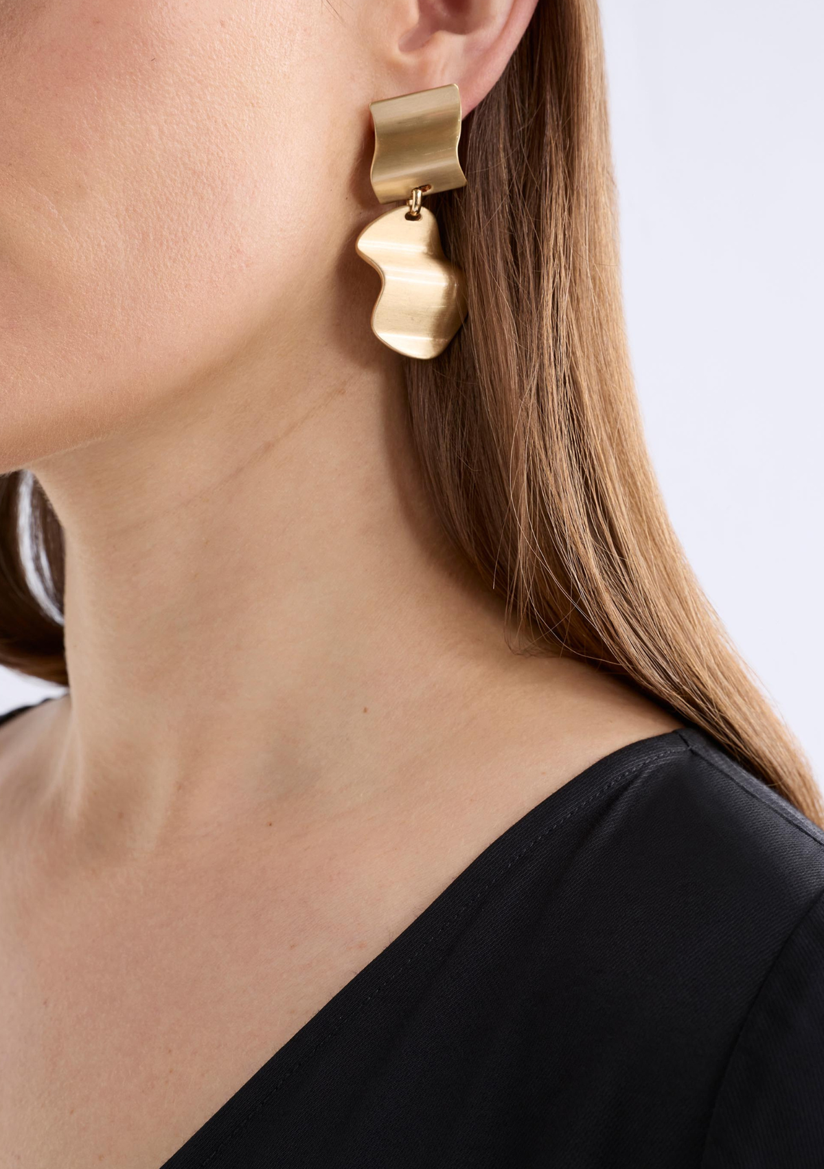 Elk Savven Drop Earring - Gold