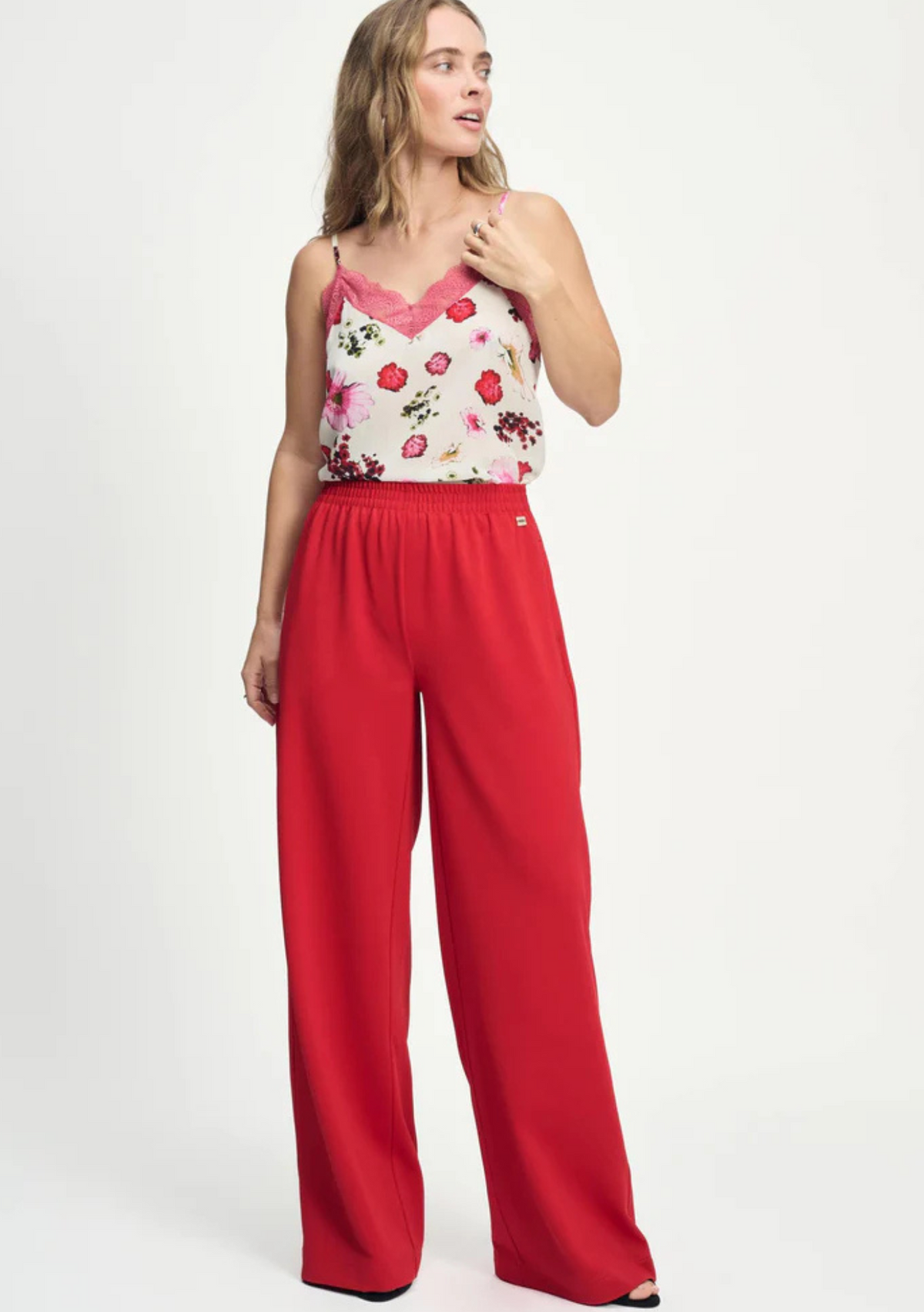 Pom Amsterdam CLEARANCE Pants - Scarlet Red Summer