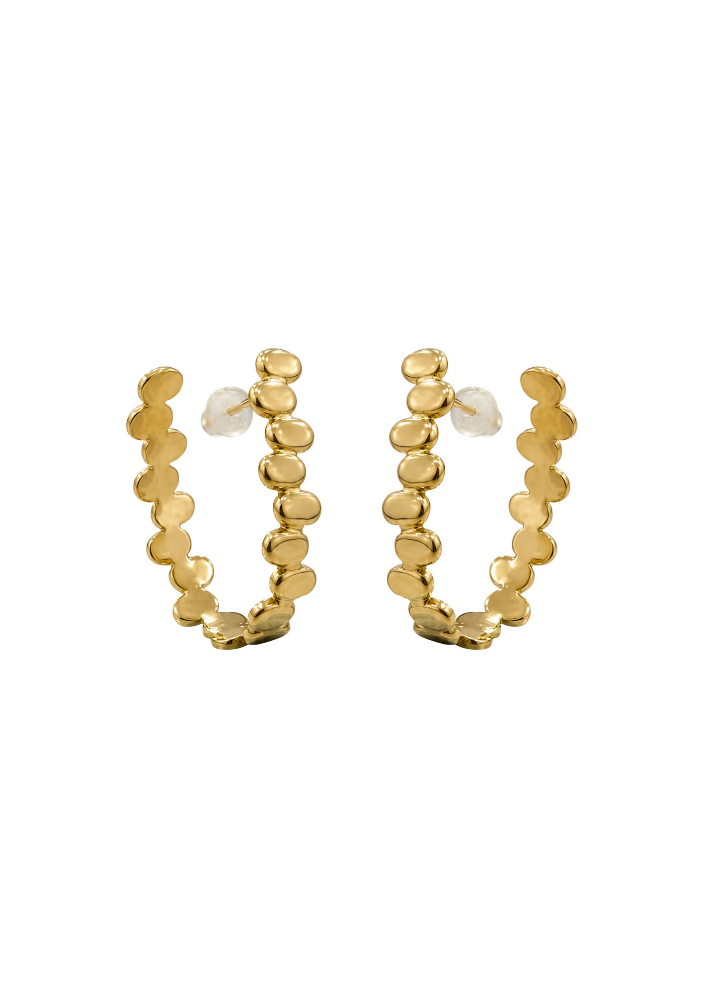 Seaside Earring - Gold Hoop