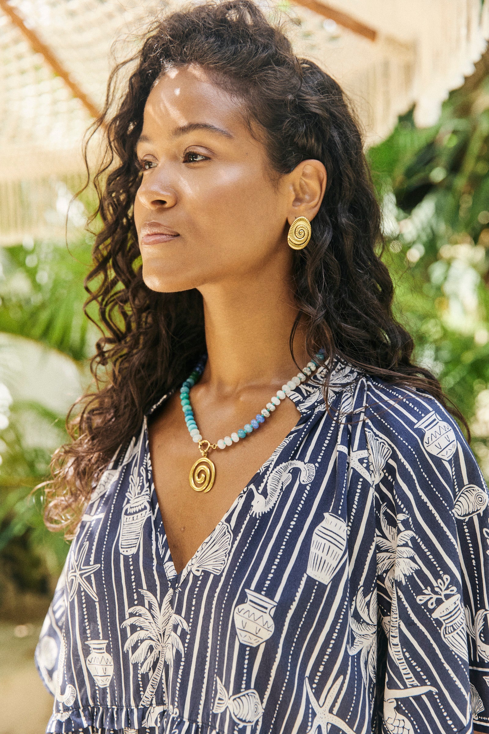 Sicily Necklace - Blue