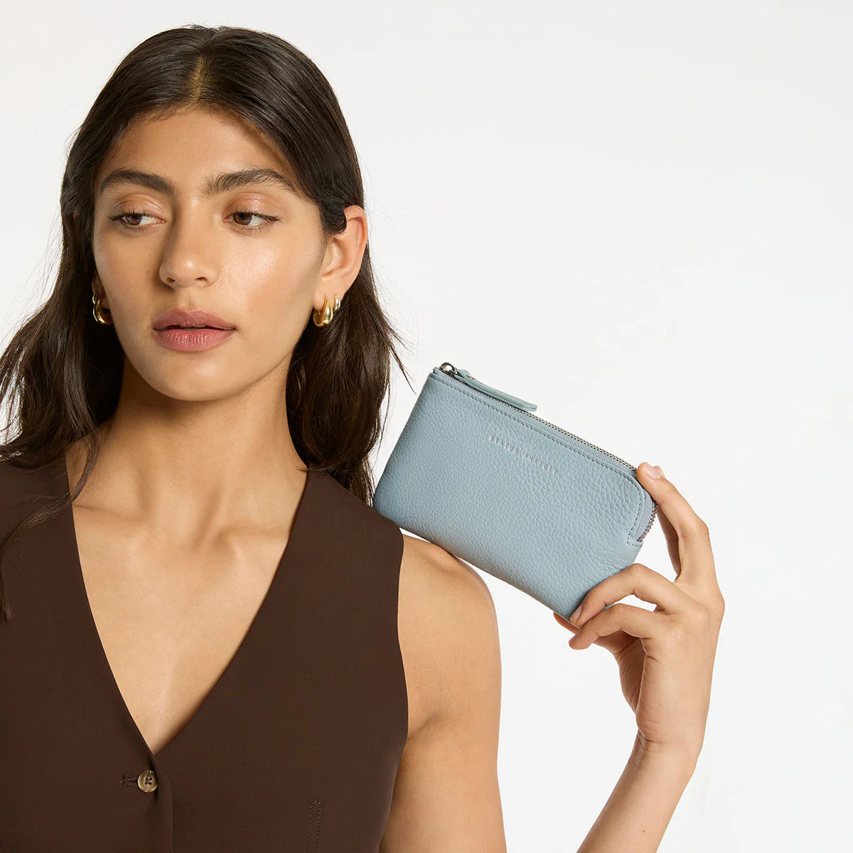 Status Anxiety Smoke and Mirrors Pouch Wallet - Powder Blue