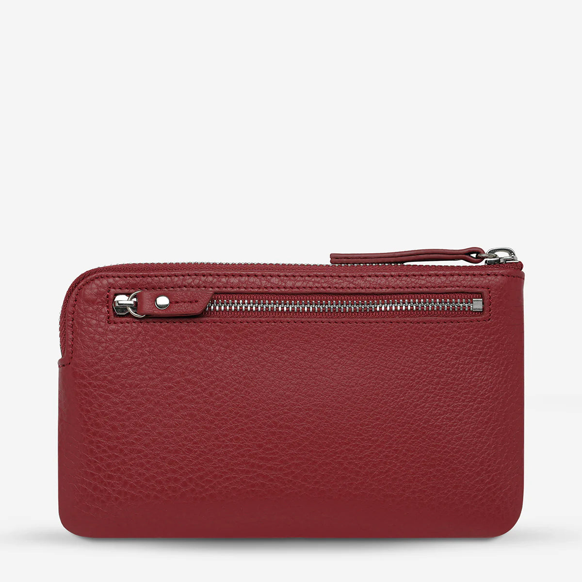 Status Anxiety Smoke and Mirrors Pouch Wallet - Rouge