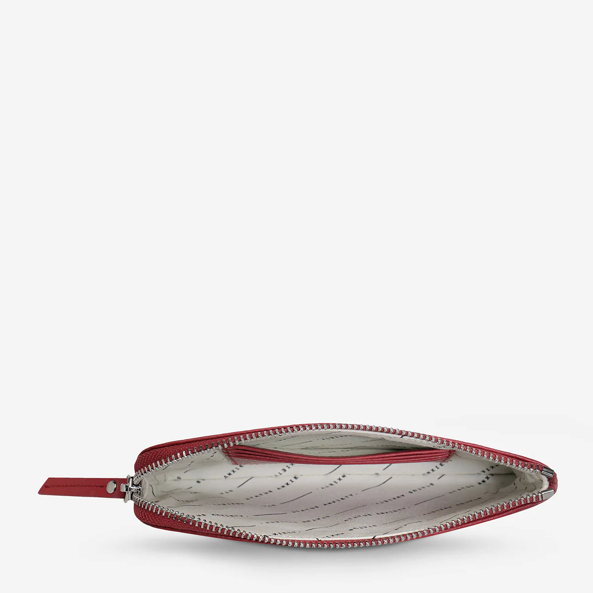 Status Anxiety Smoke and Mirrors Pouch Wallet - Rouge