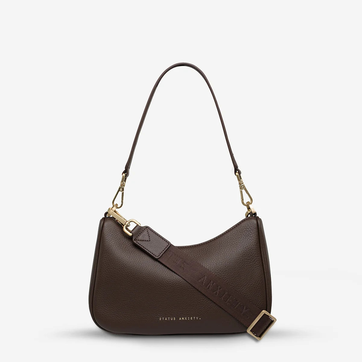 Look Both Ways Bag - Cocoa / Brushed Gold