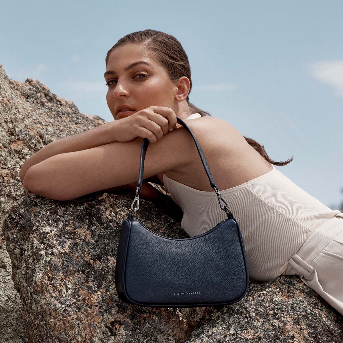 Look Both Ways Bag - Midnight Blue