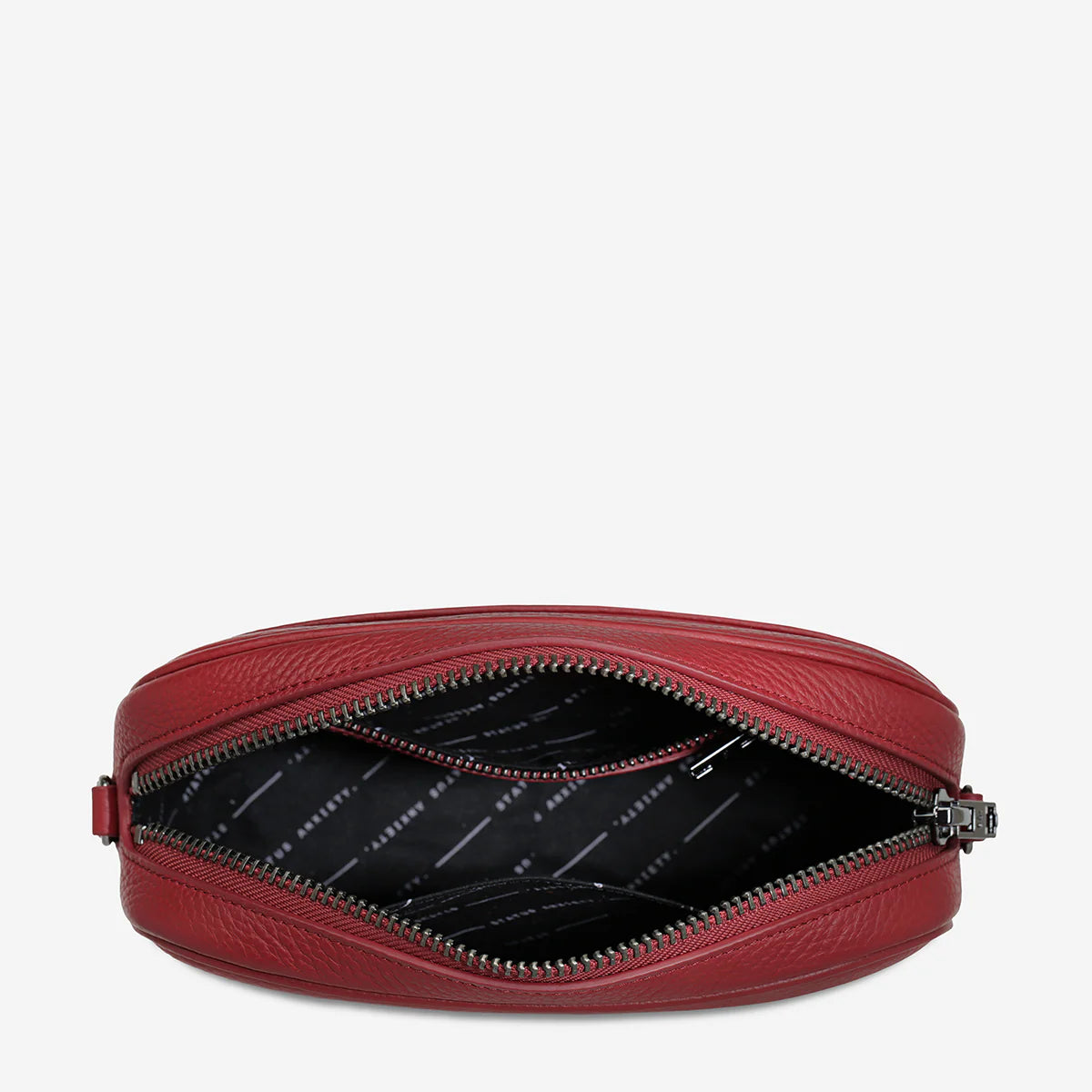 Status Anxiety Plunder Bag with Webbed Strap - Rouge