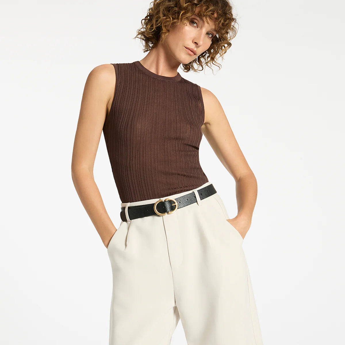 Status Anxiety In Reverse Belt - Black / Gold