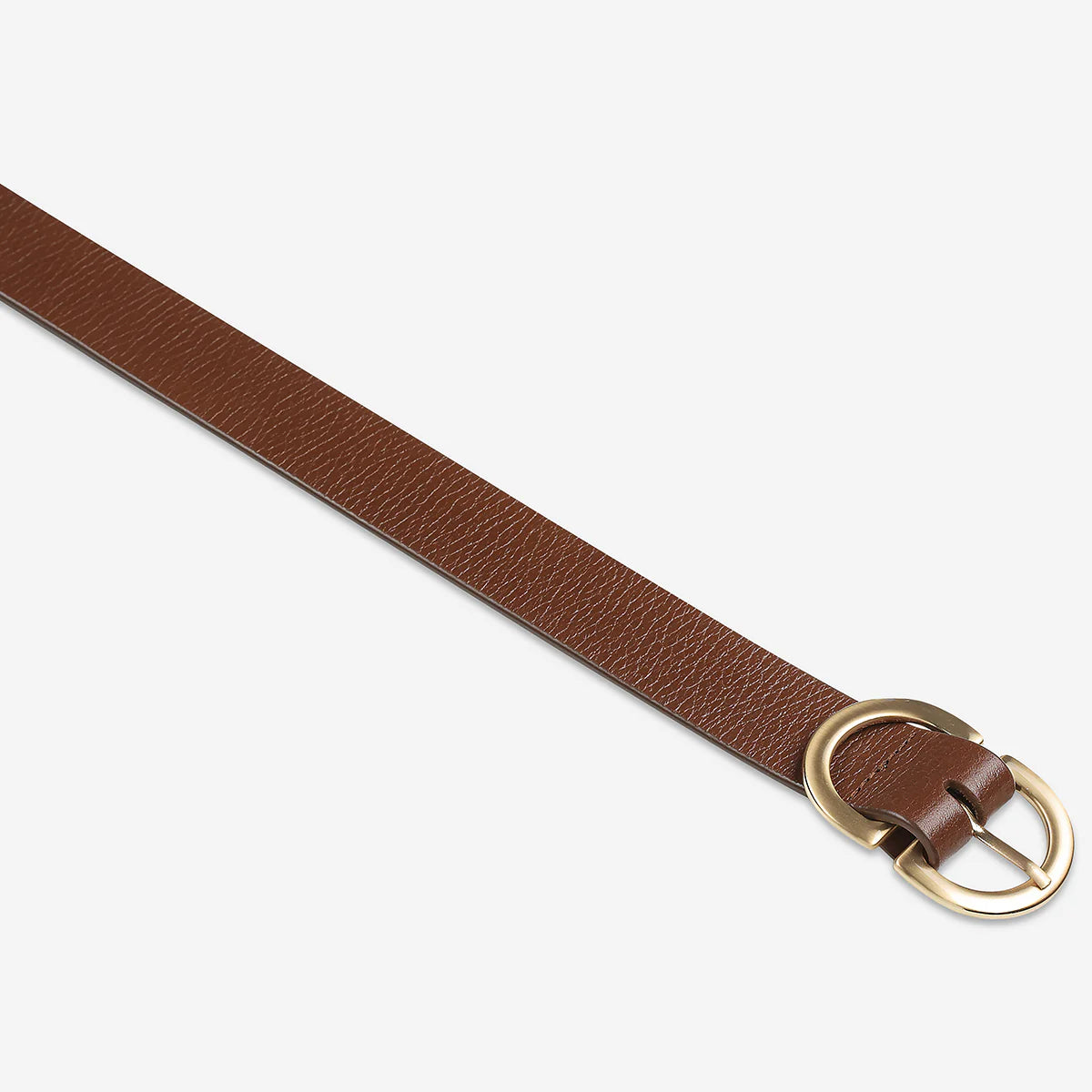 In Reverse Belt - Tan / Gold