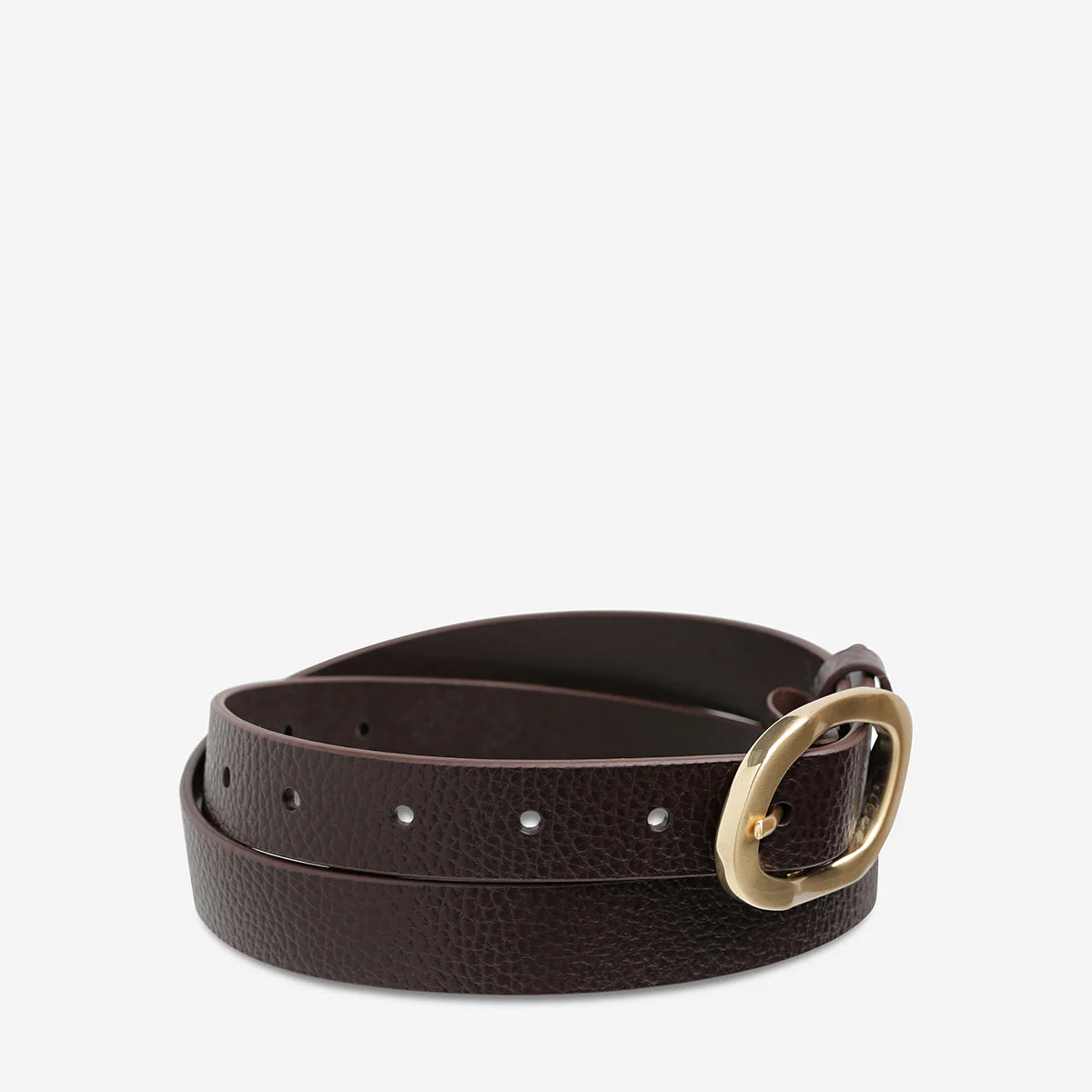 Nocturne Belt - Choc / Gold