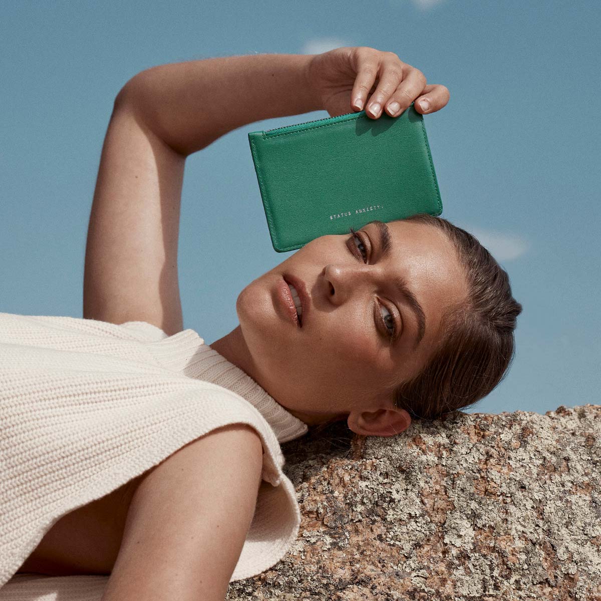 Gone Again Wallet - Emerald Nappa
