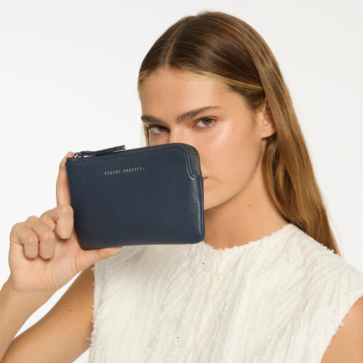 Smoke and Mirrors Pouch Wallet - Midnight Blue