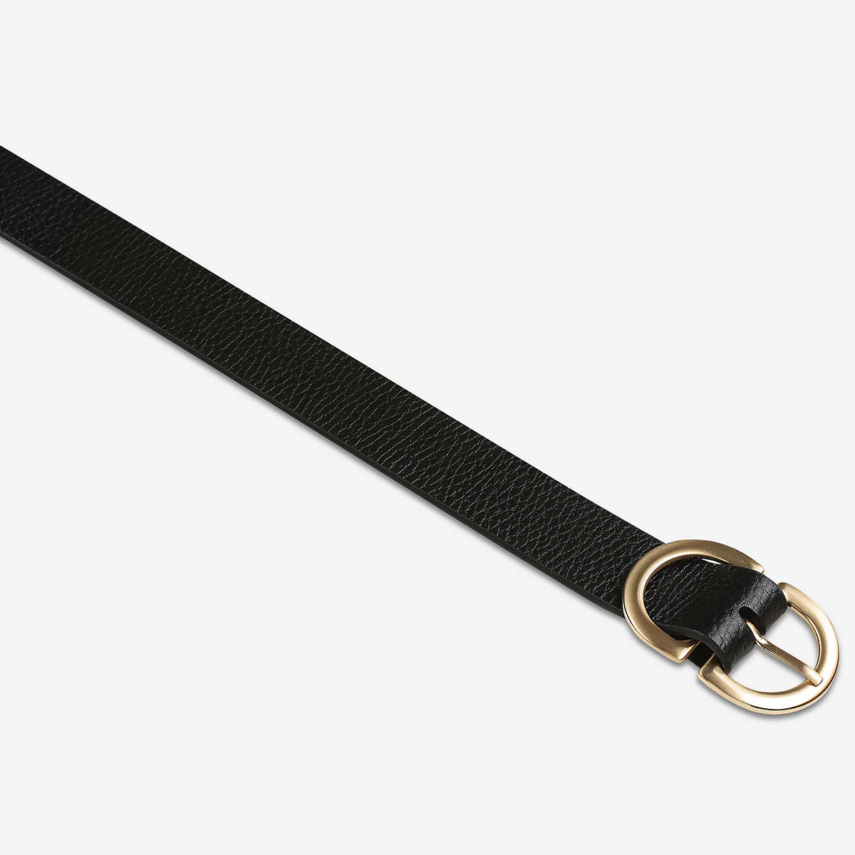 Status Anxiety In Reverse Belt - Black / Gold