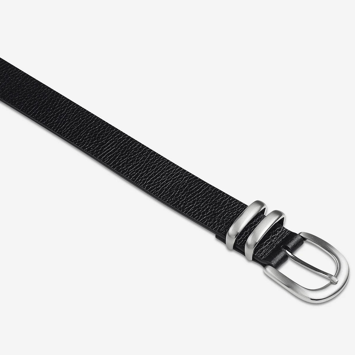 Let It Be Belt - Black / Silver