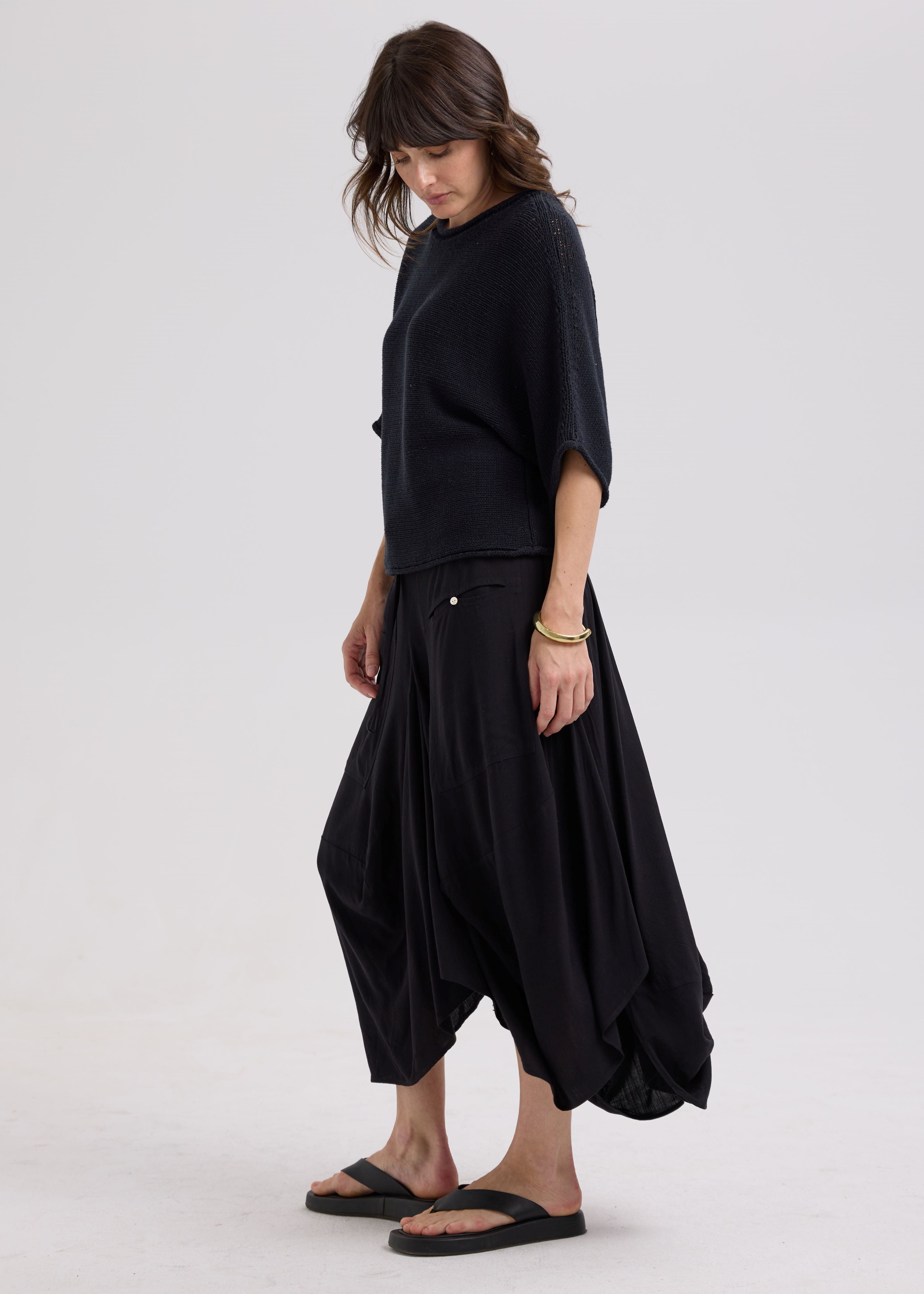 Textured Jumper - Black