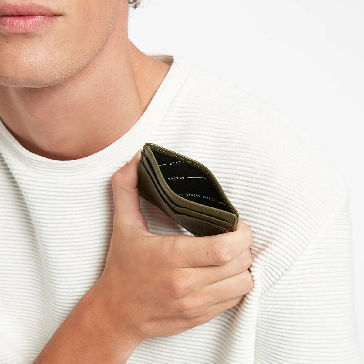 Status Anxiety Together For Now Wallet - Khaki