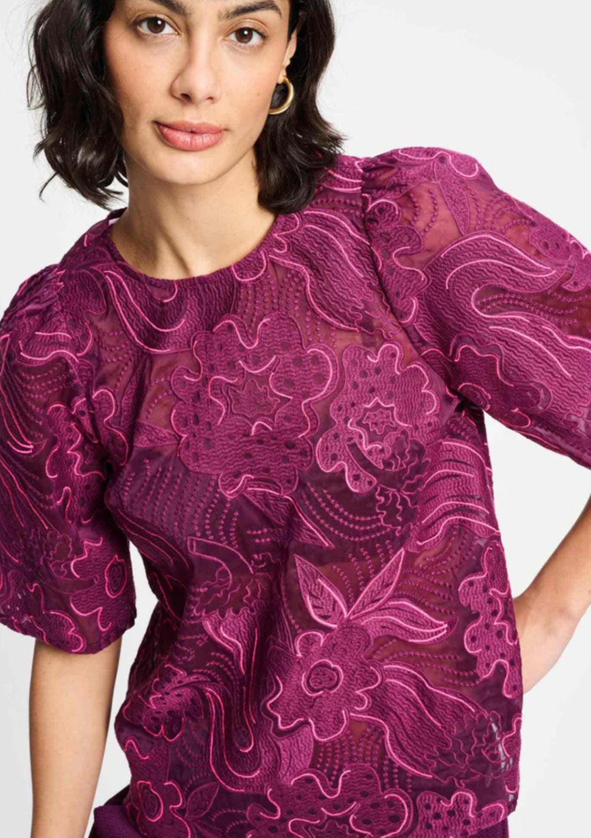 Pom Amsterdam Top - Dashing Plum