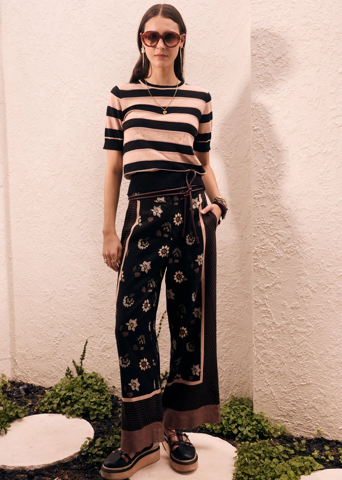 Trellis Pant - Trellis Scarf Print COMING SOON