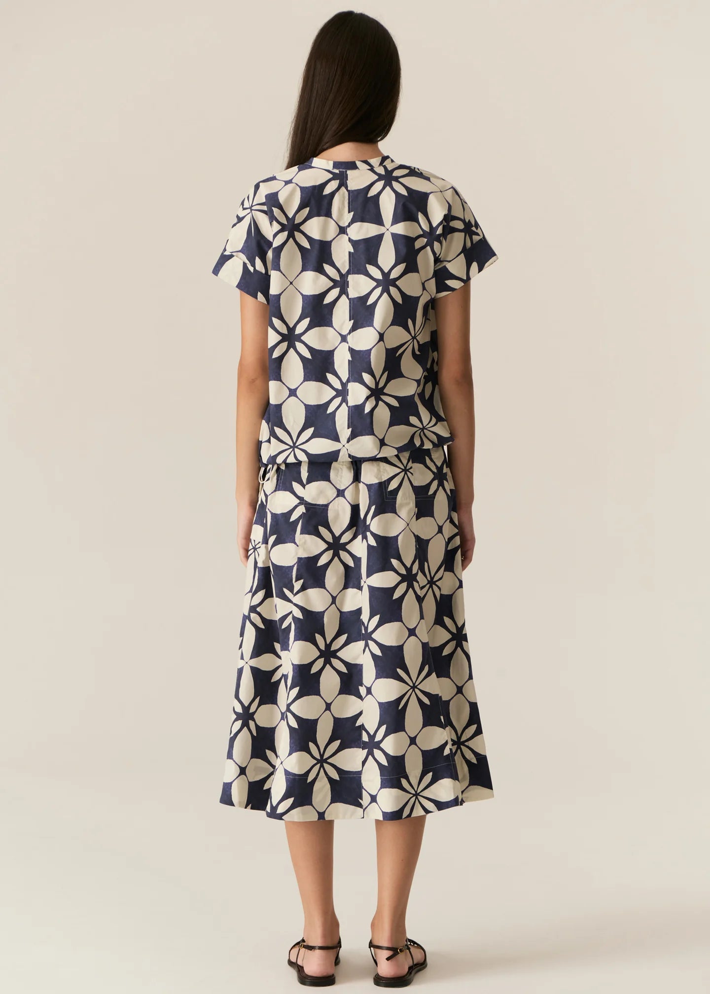 Turin Skirt - Blue Turin