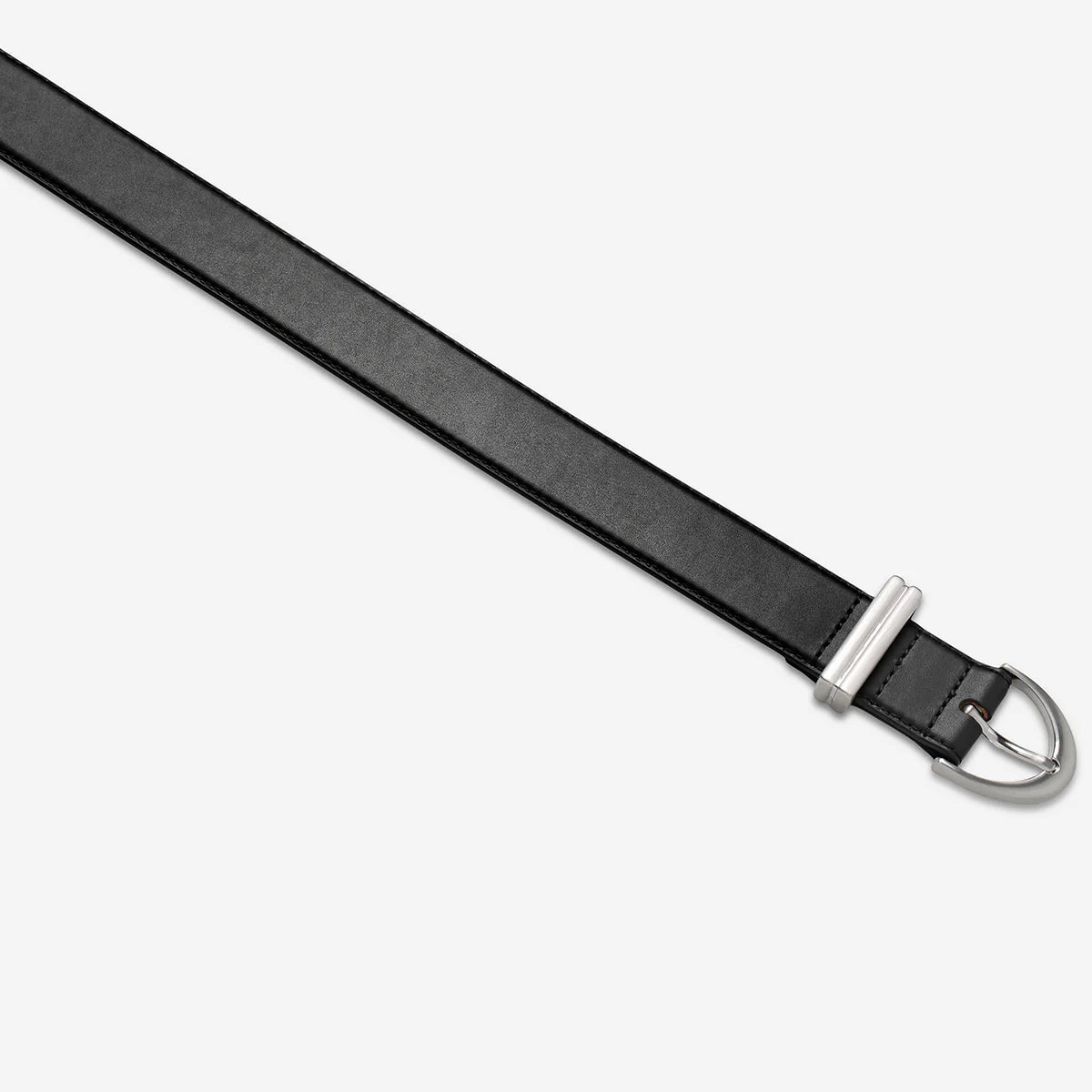 Status Anxiety Under Your Spell Belt - Black Nappa / Silver