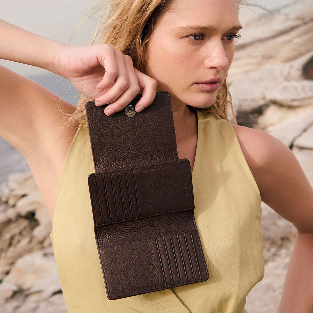 Status Anxiety Visions Wallet - Cocoa