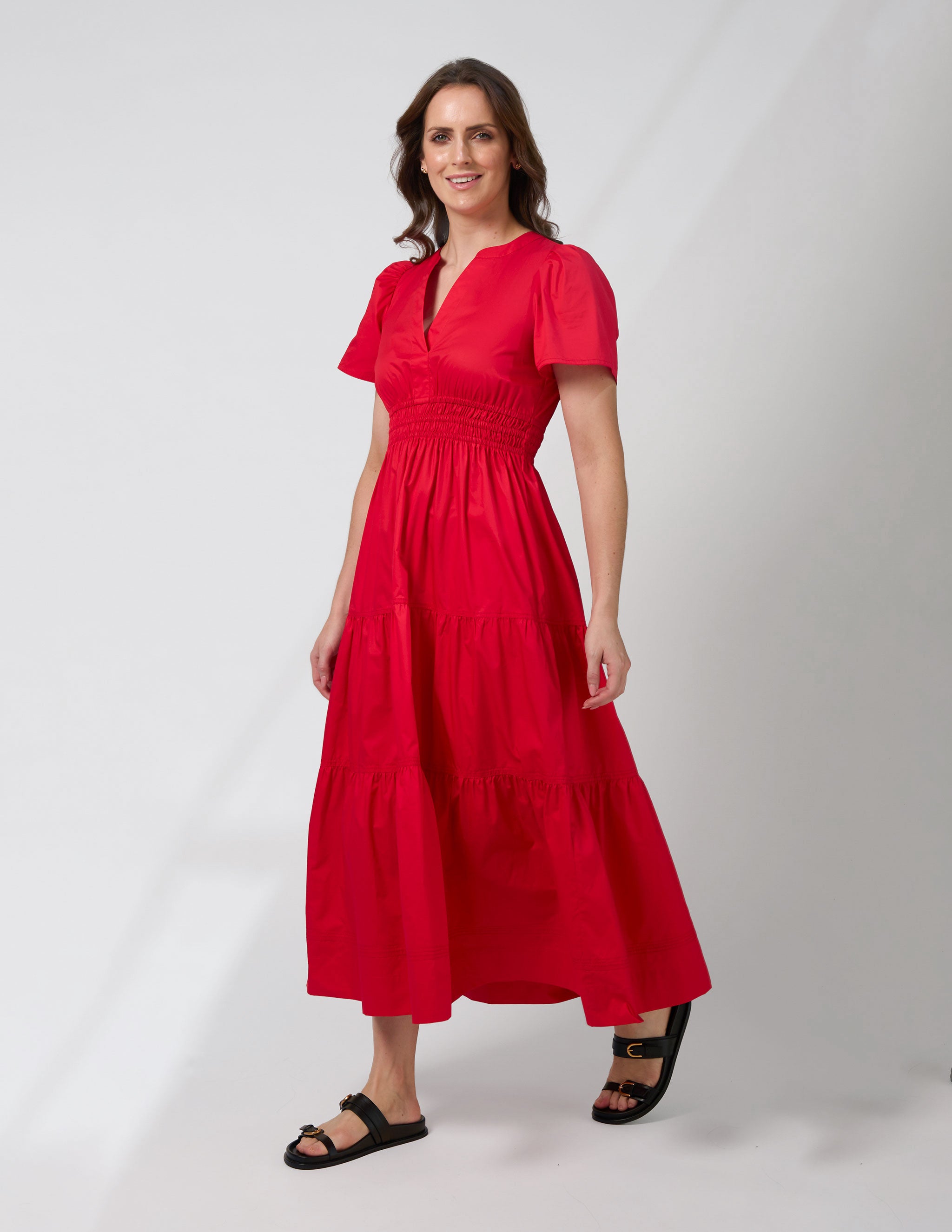 Vittoria Dress - Flame