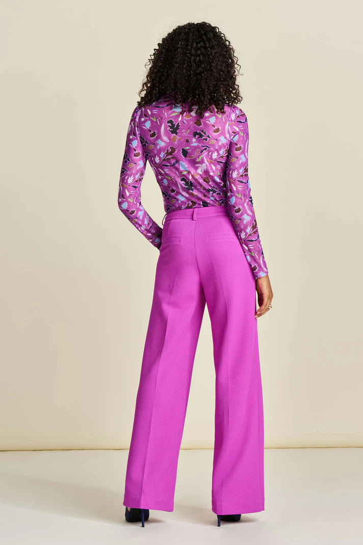 Wide Leg Pants - Cactus Pink