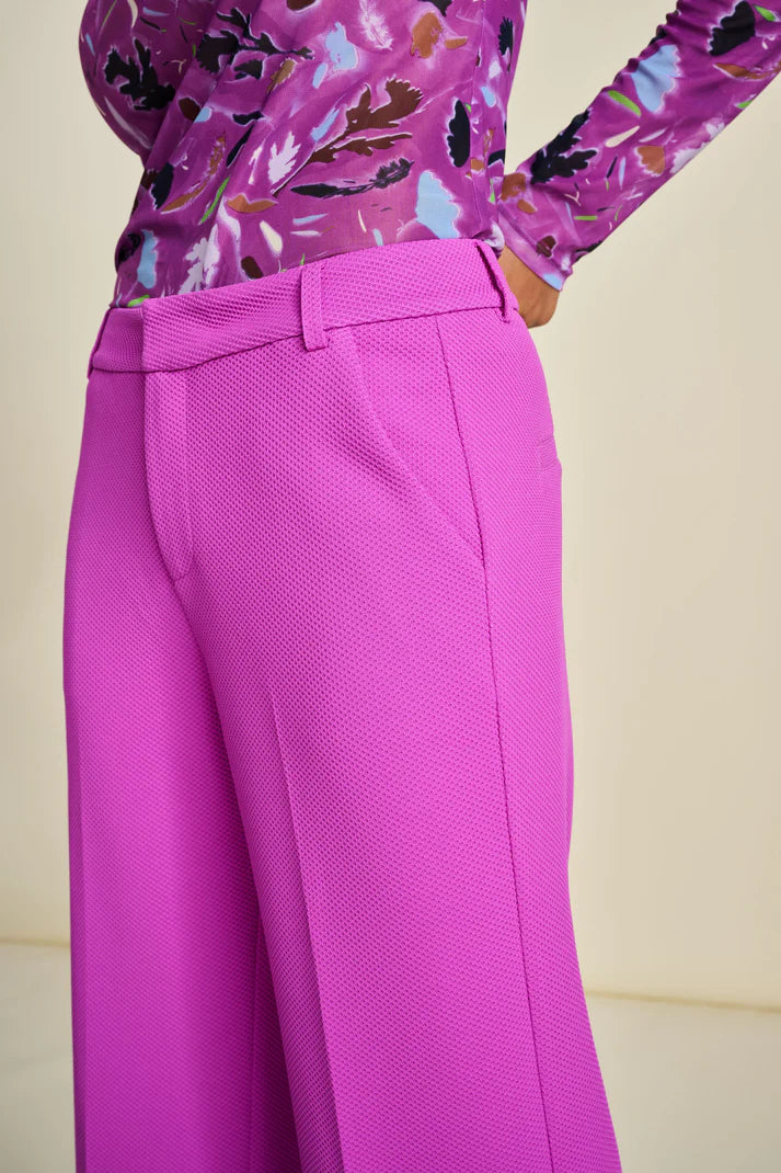 Wide Leg Pants - Cactus Pink