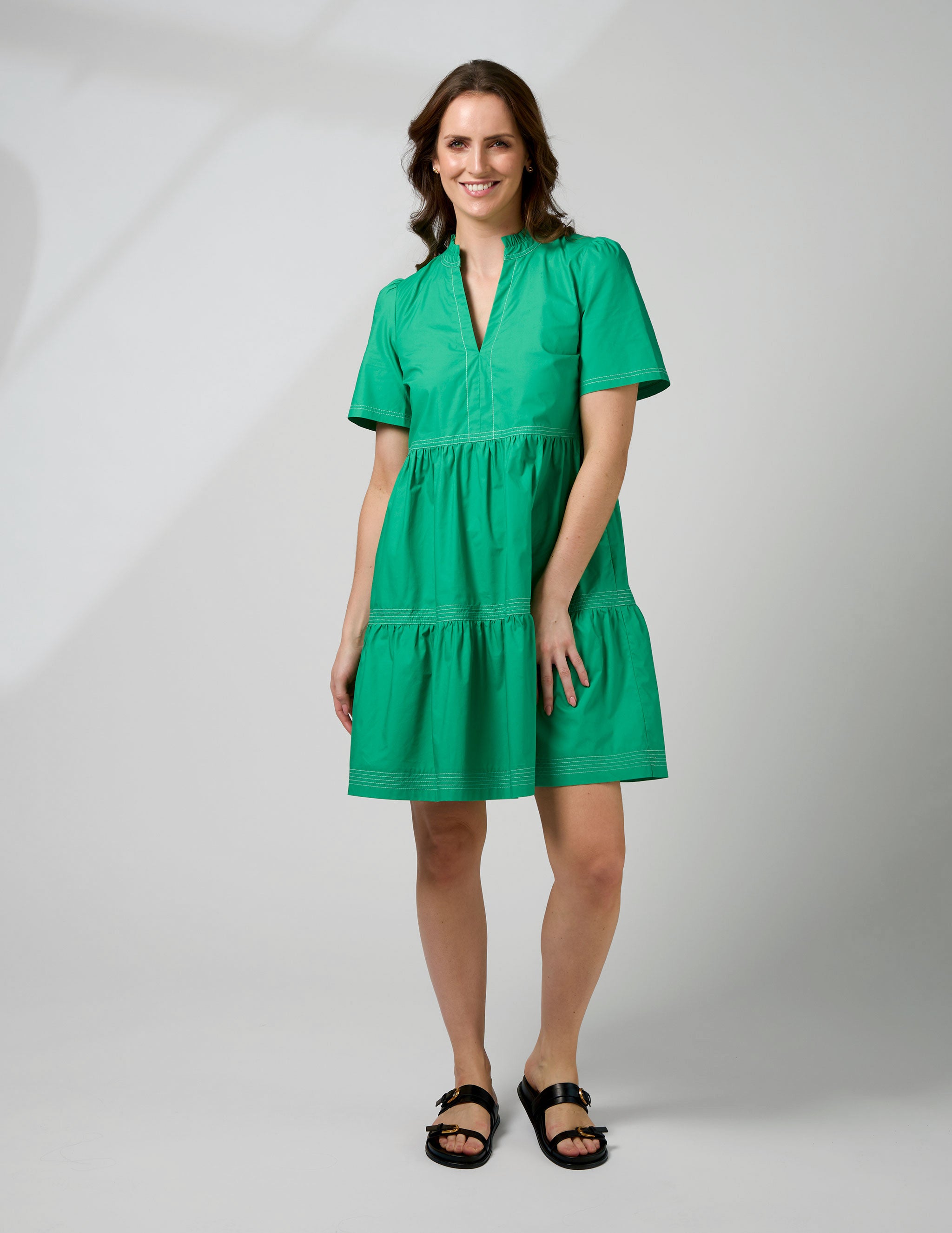 Willa Dress - Emerald