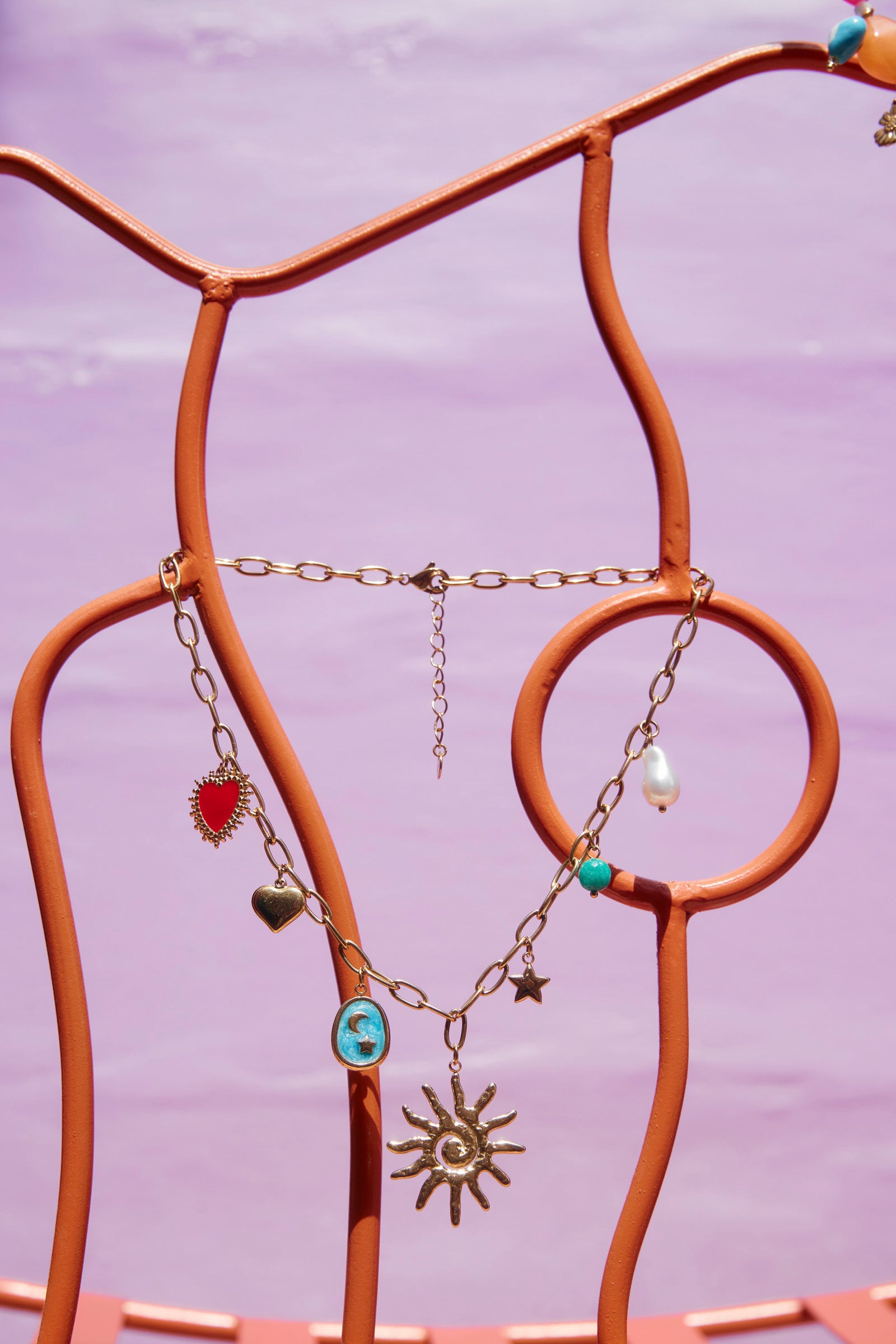 Zambesi Charm Necklace - Sun