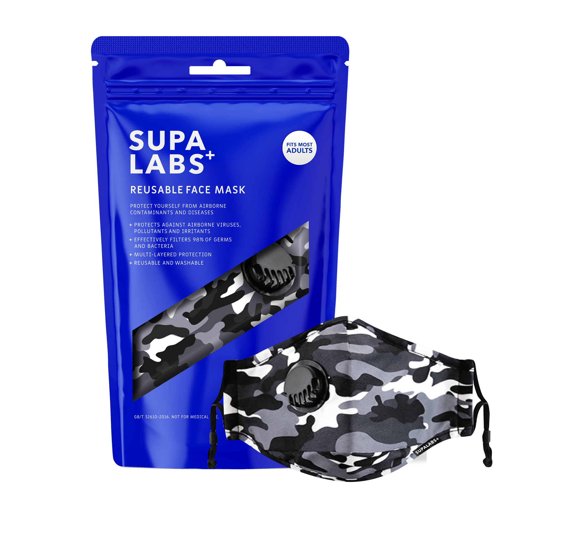 CLEARANCE Hero Reusable Face Mask - Camo