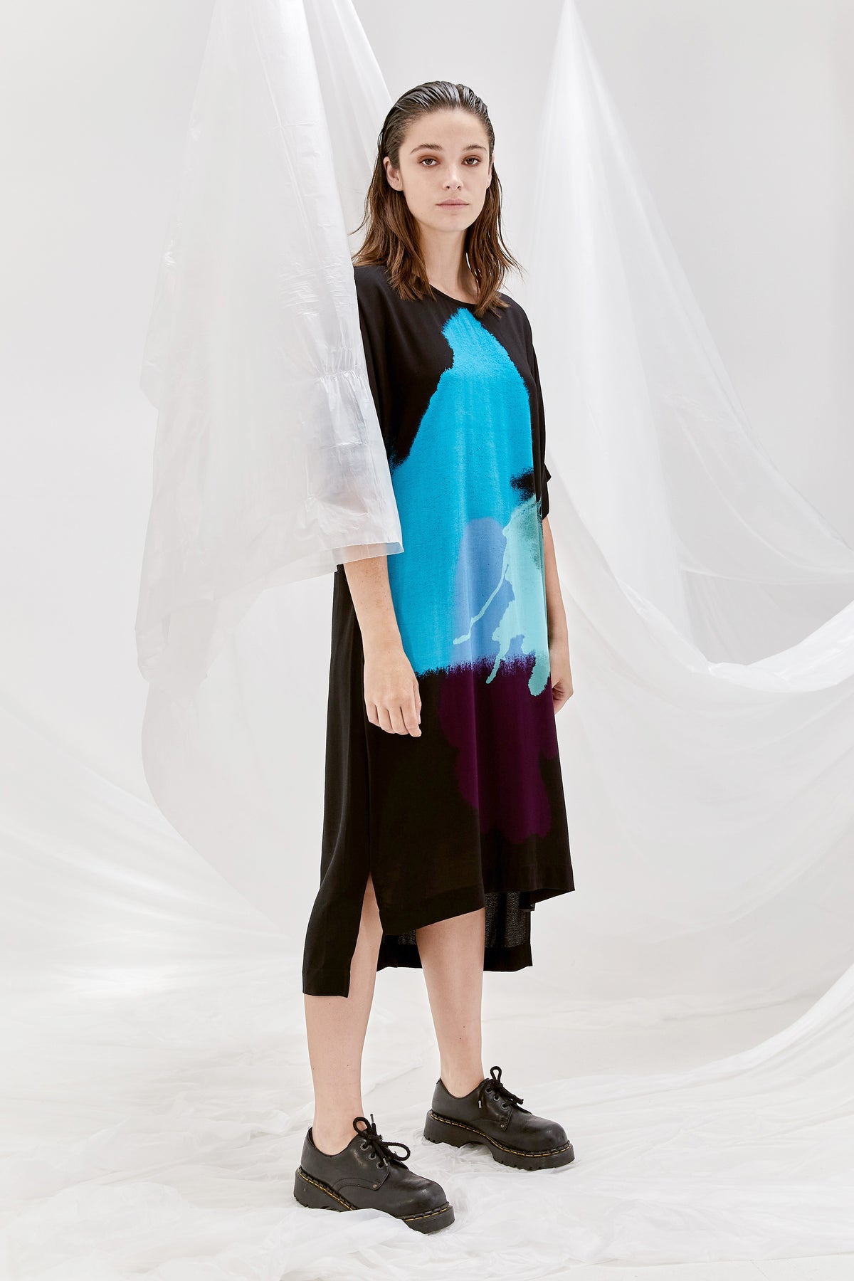 Jason Lingard CLEARANCE Exo Dress - Inky Print