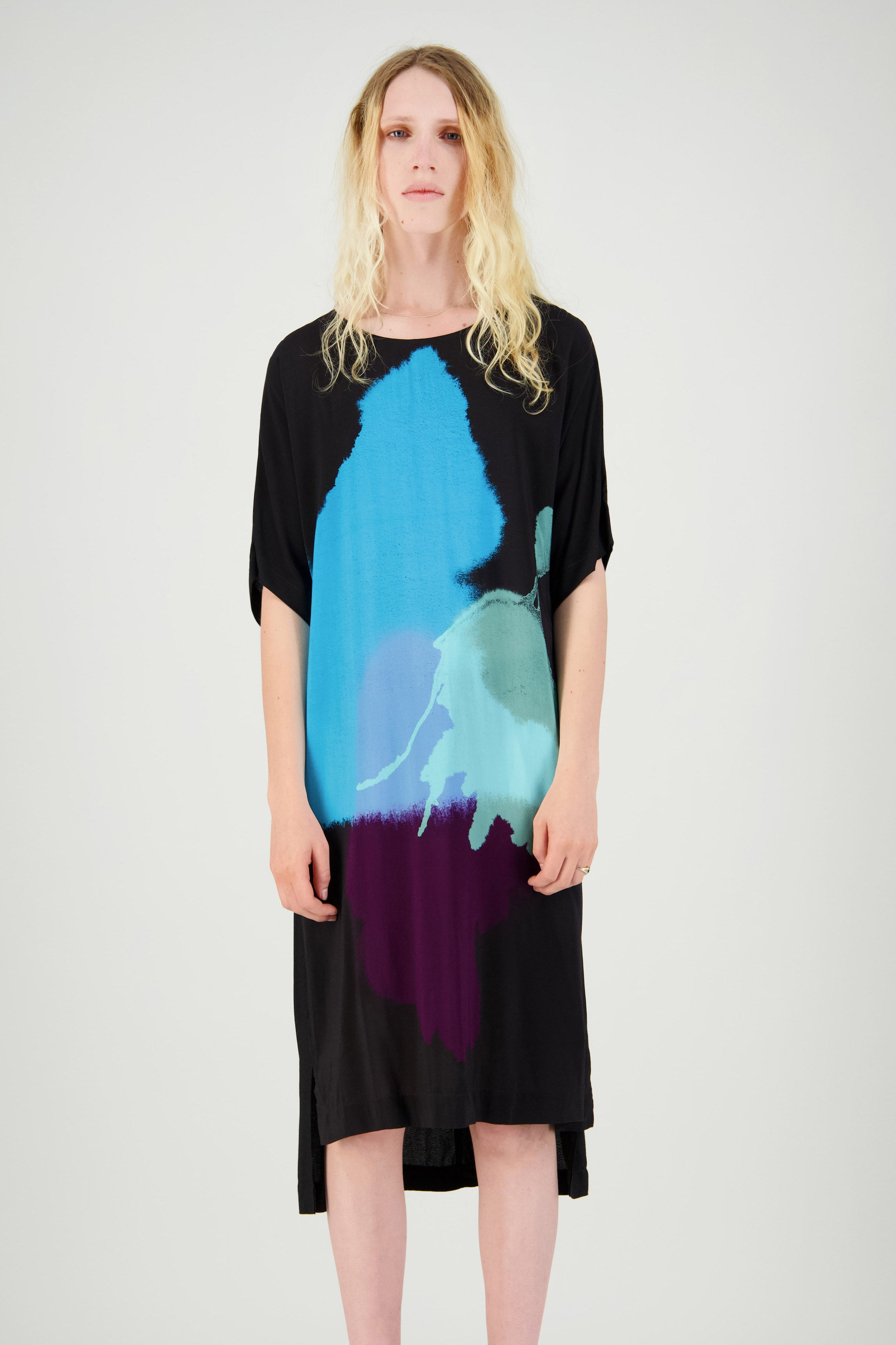 CLEARANCE Exo Dress - Inky Print