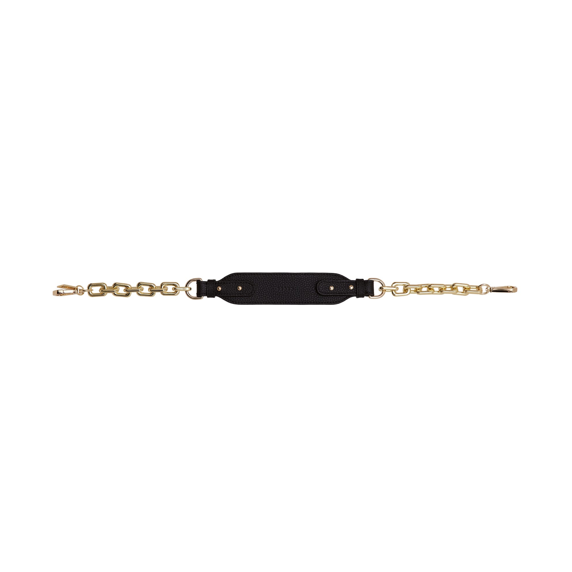 Feature Handle - Black + Gold Chunky Chain