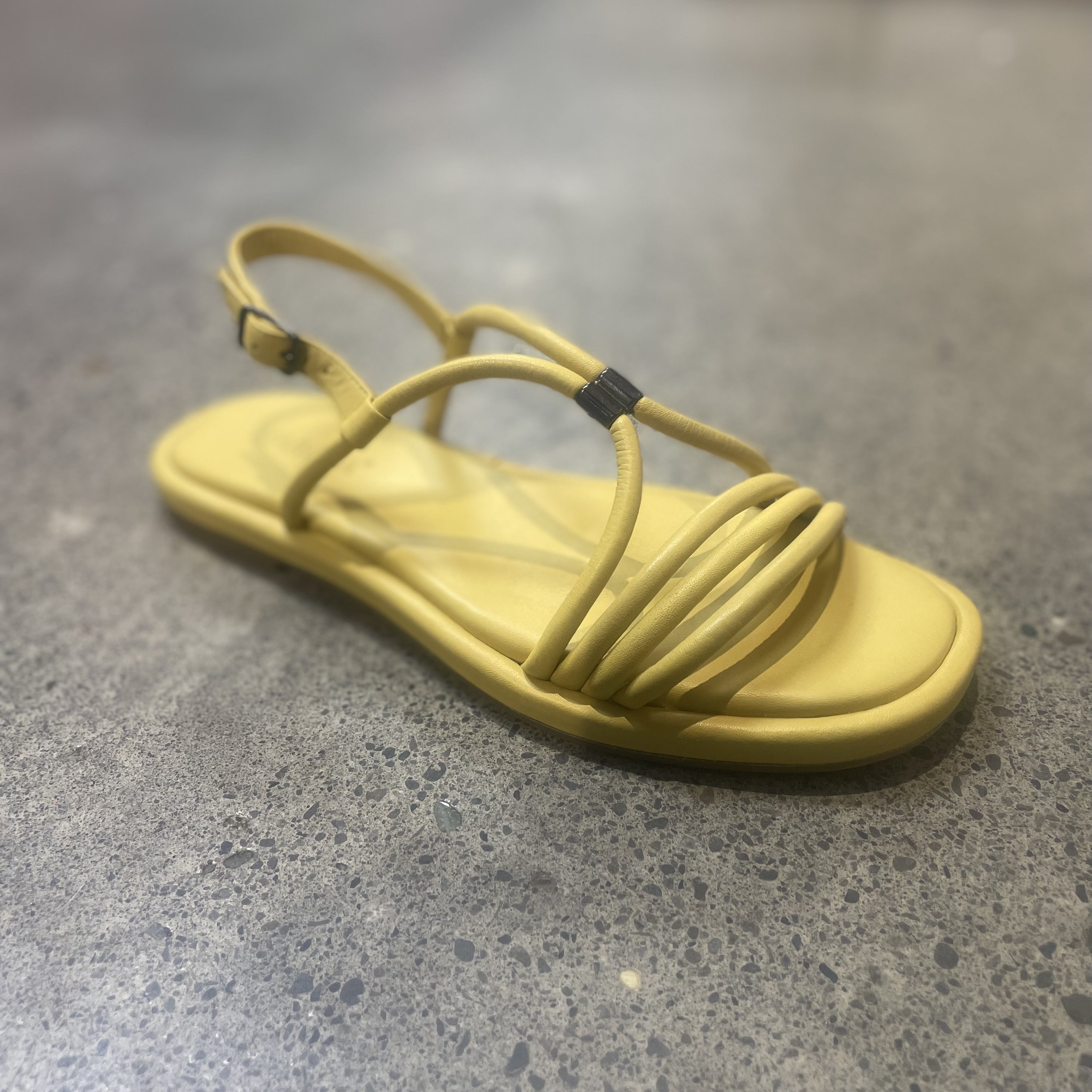 CLEARANCE Italian Made Sandal - Yellow