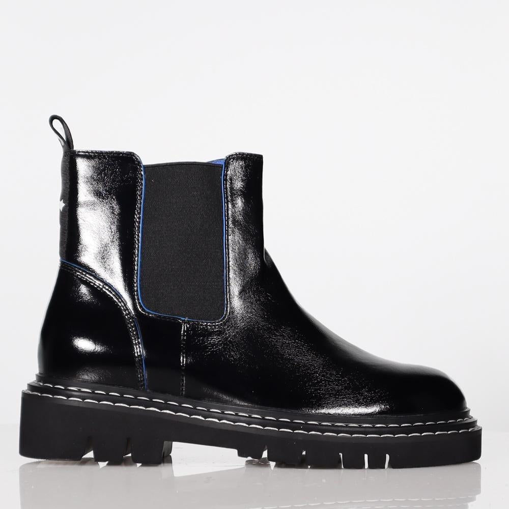 Cali Ankle Boot - Black Oil / Cobalt Stitch // LAST PAIR SIZE 36