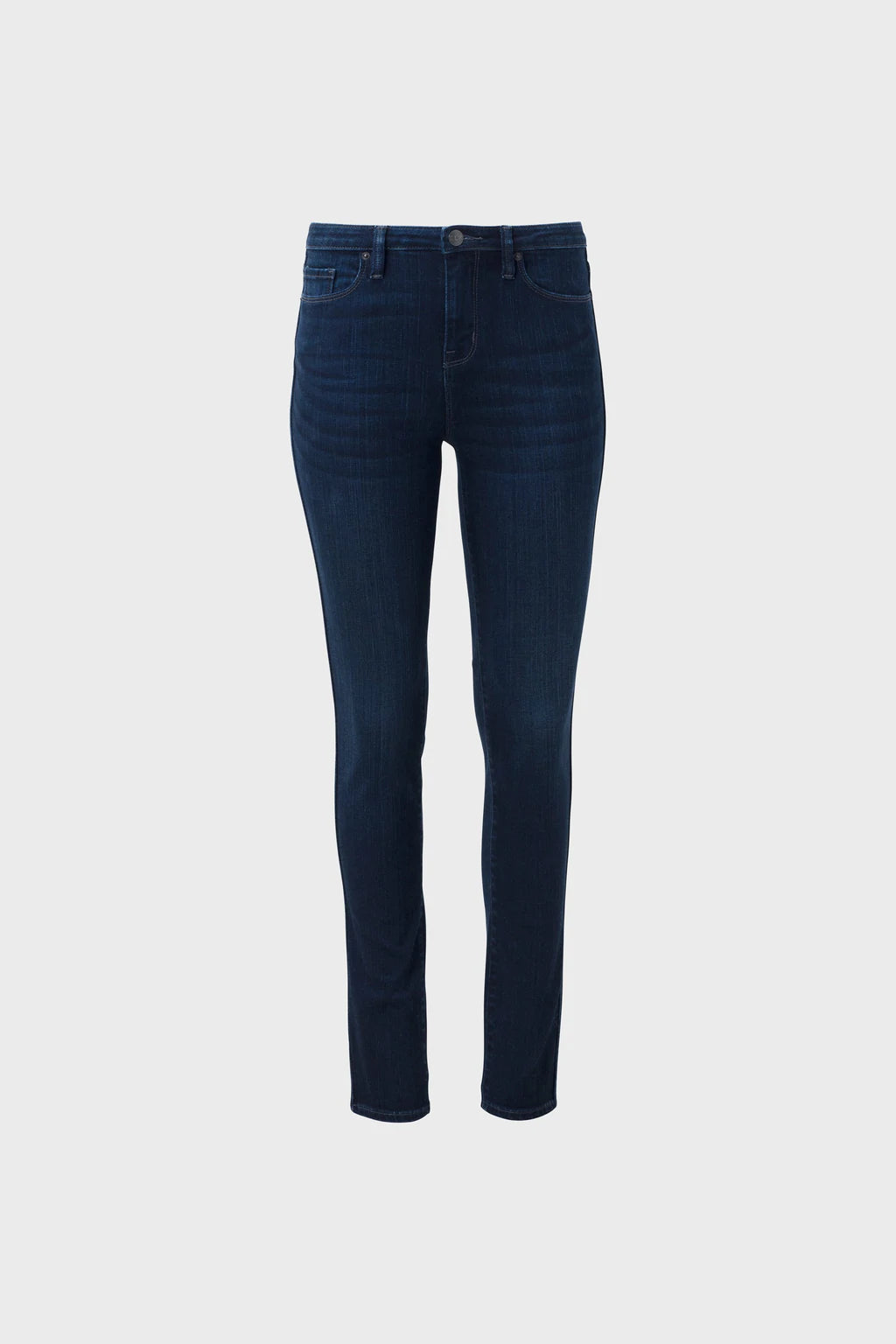 Oslo Skinny Leg High Rise Jeans - Dark Blue Rinse