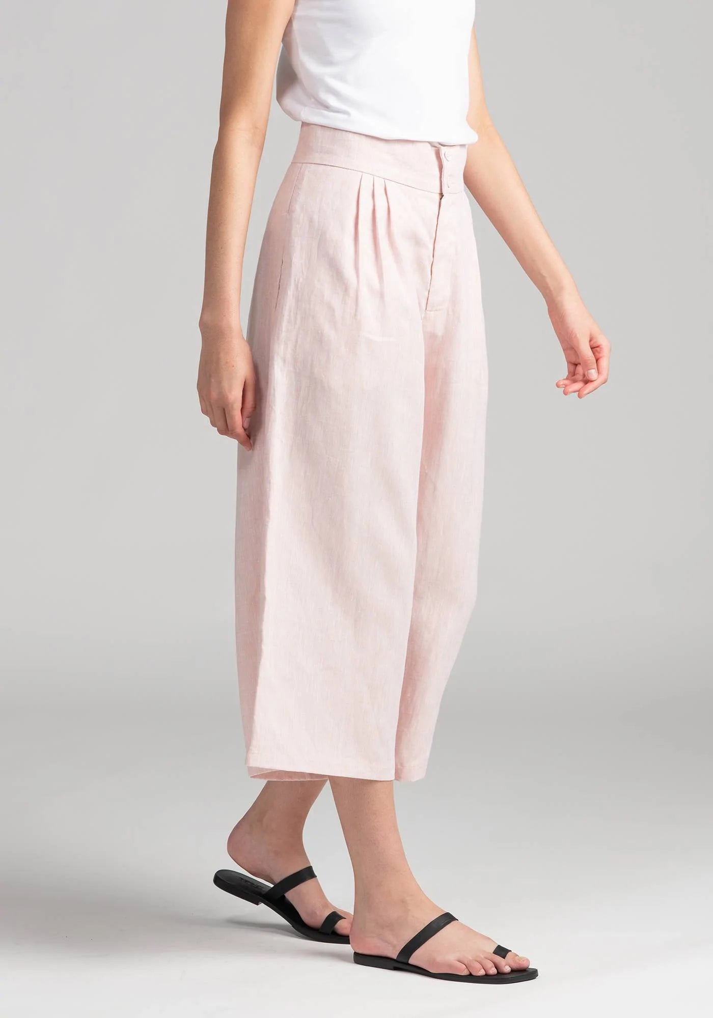 CLEARANCE Alani Crop Pant - Peach Dust