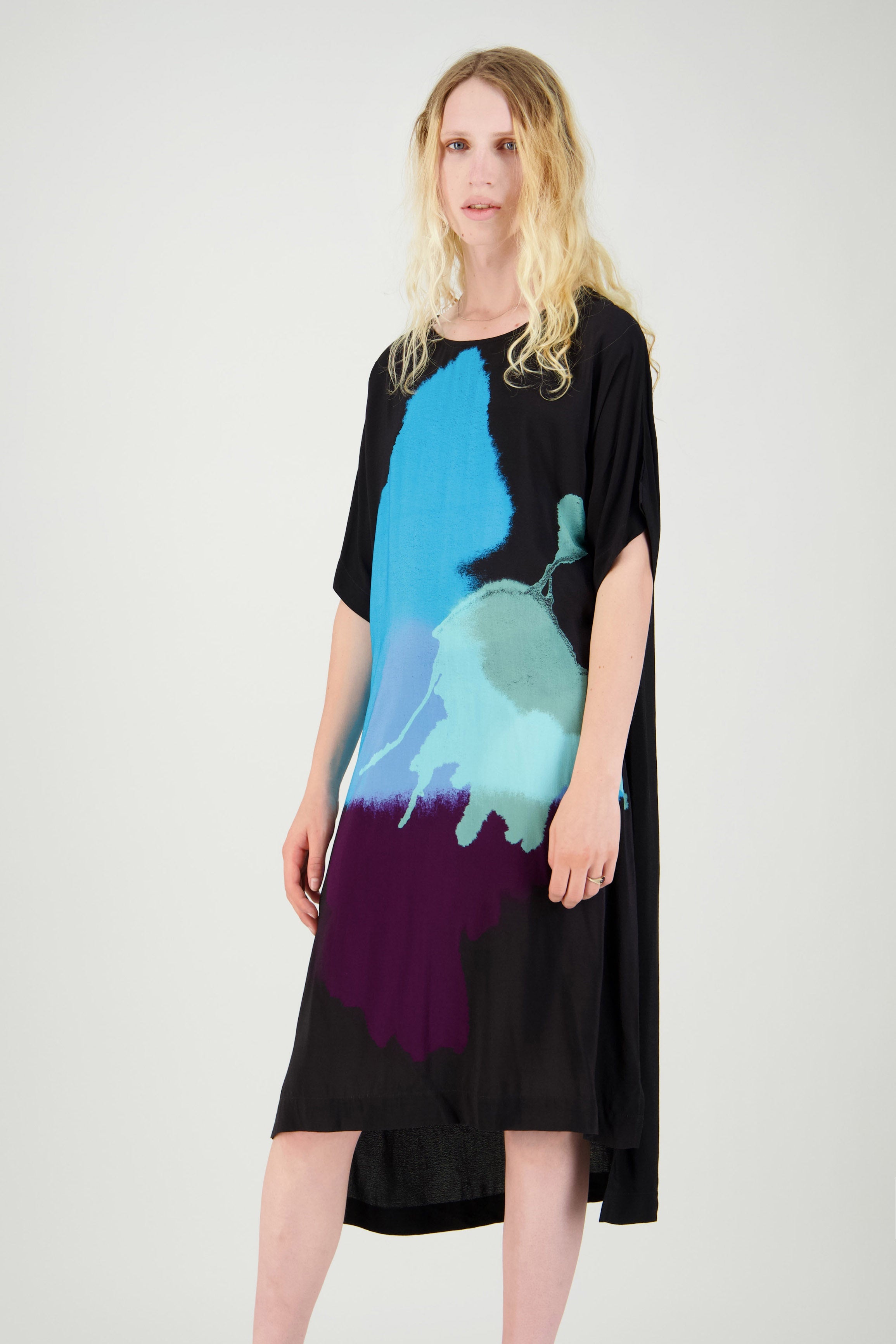 CLEARANCE Exo Dress - Inky Print