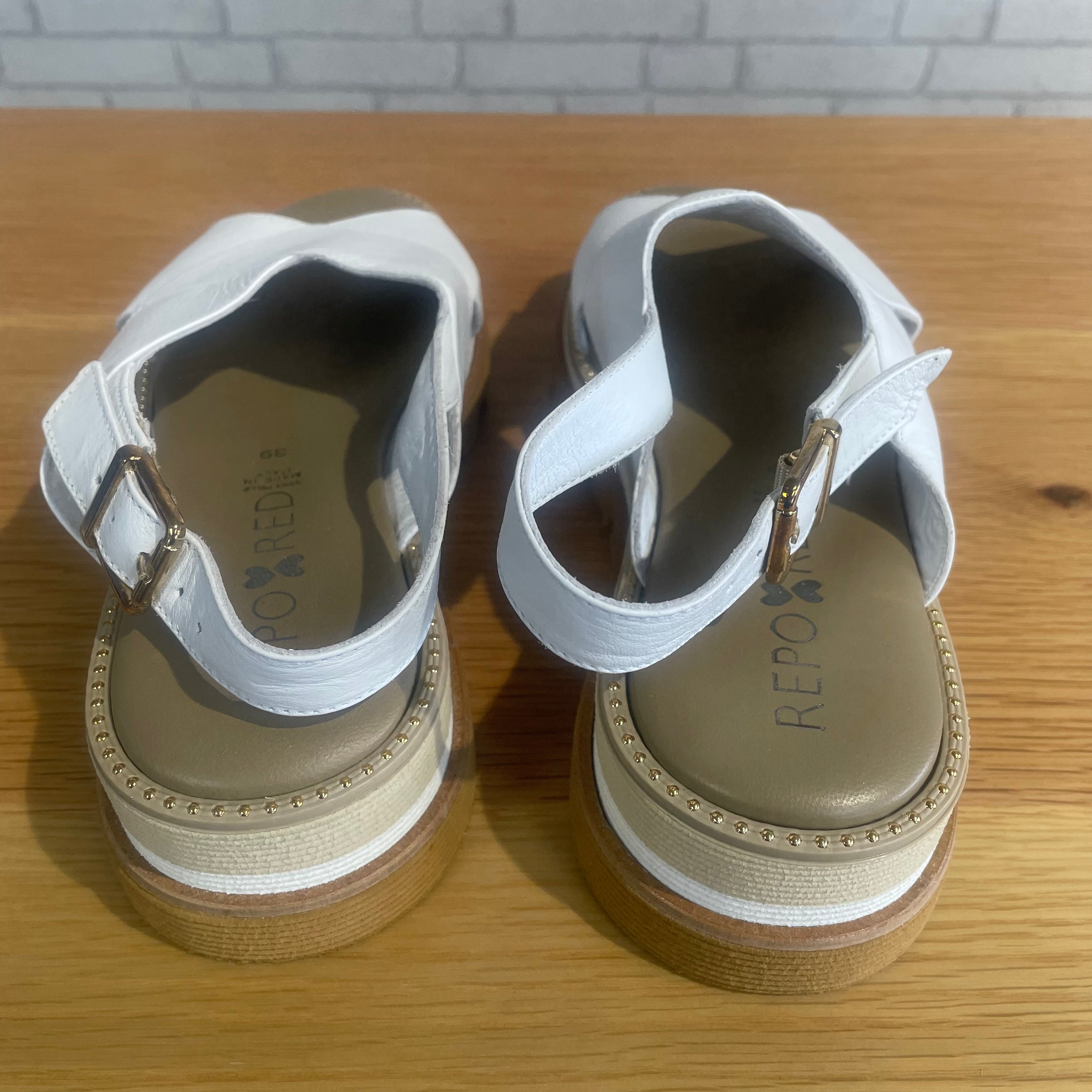 CLEARANCE Crossover Sandal - Bianco