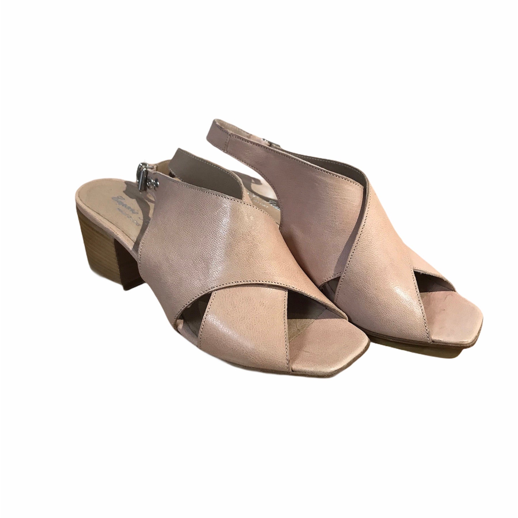 CLEARANCE Giulia Crossover Heels - Blush