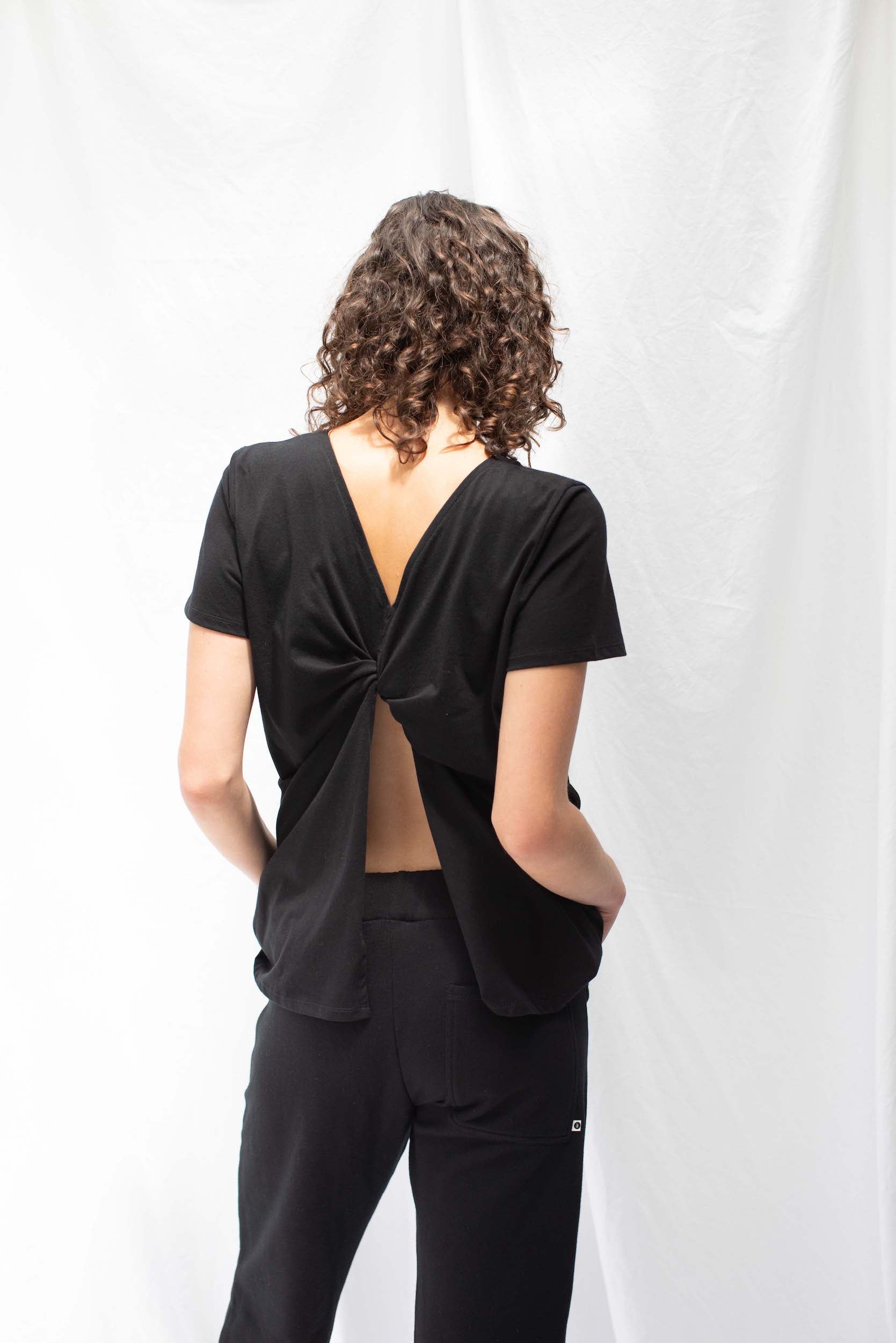 CLEARANCE Knot Tee - Black