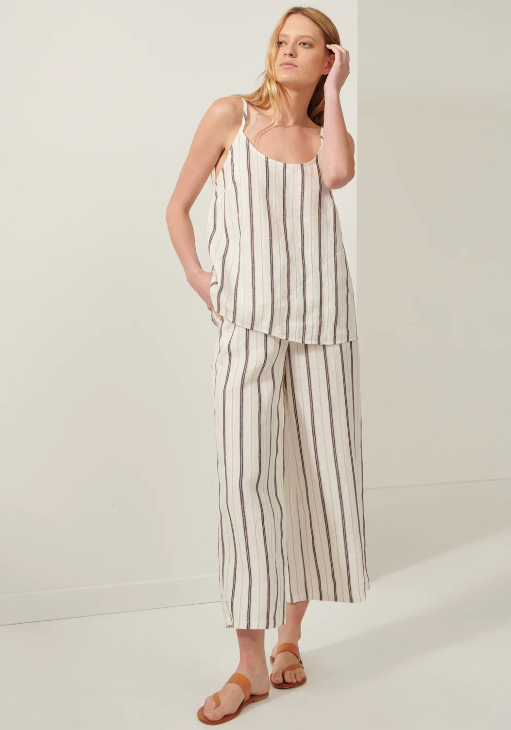 CLEARANCE Mimosa Pant - Denim Stripe
