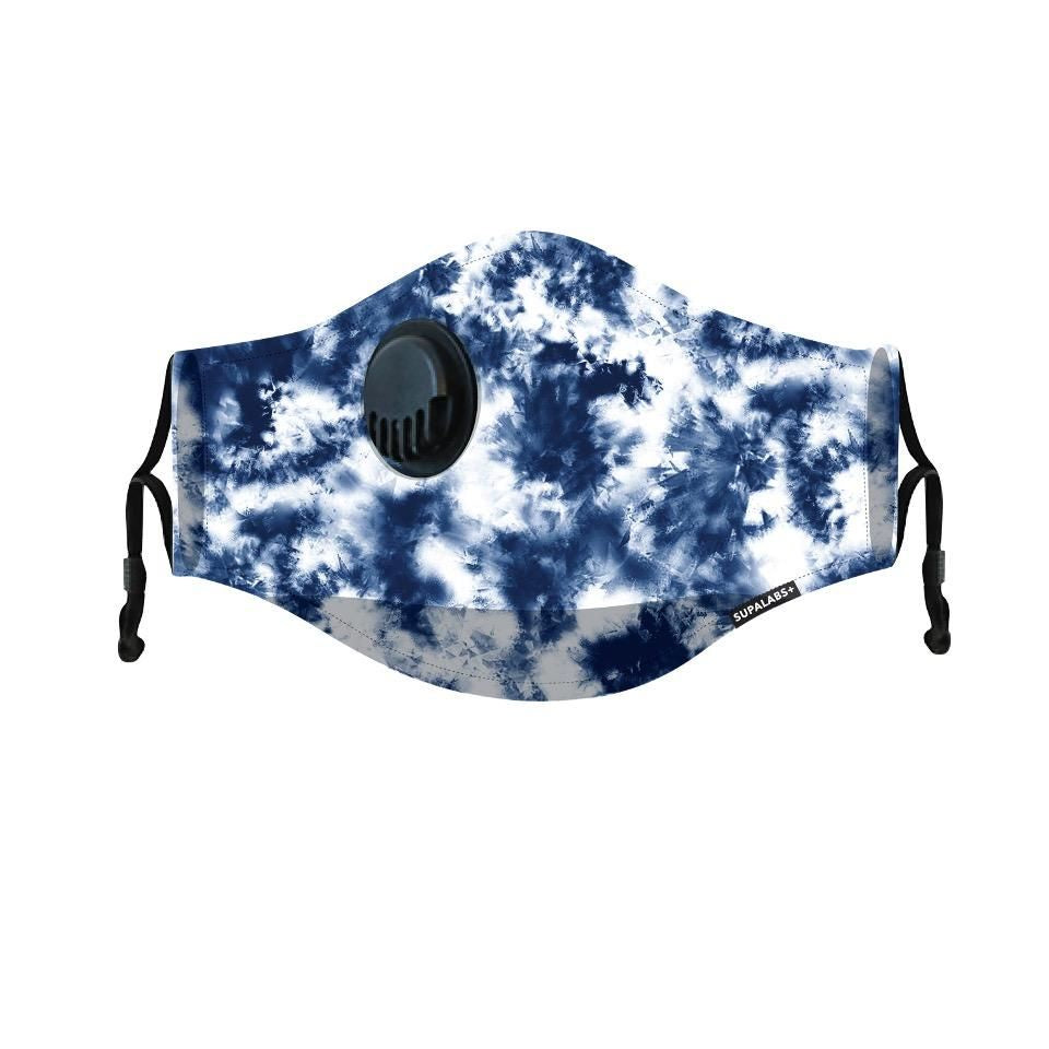 CLEARANCE Hero Reusable Face Mask - Blue Tie Dye