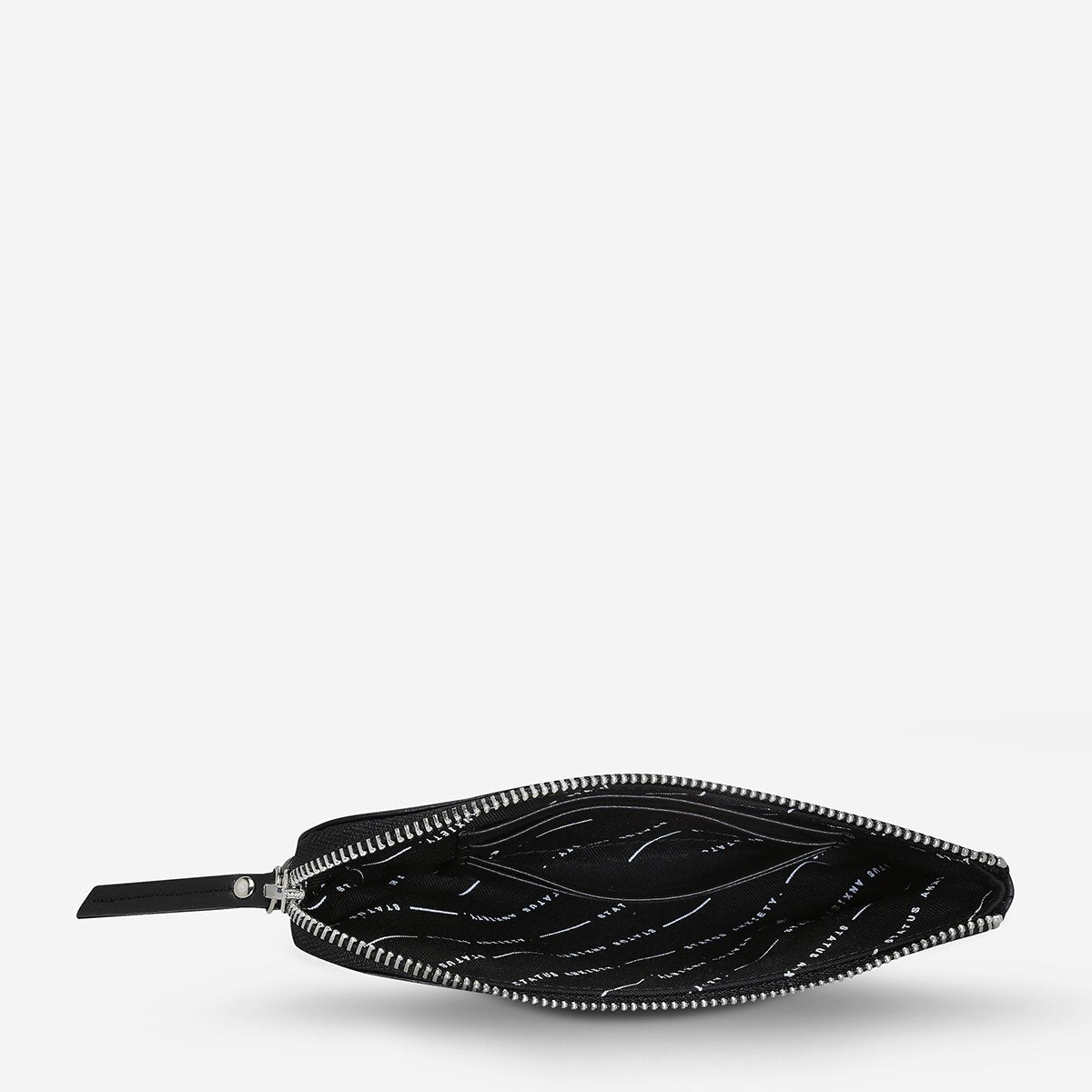Status Anxiety Smoke and Mirrors Pouch Wallet - Black